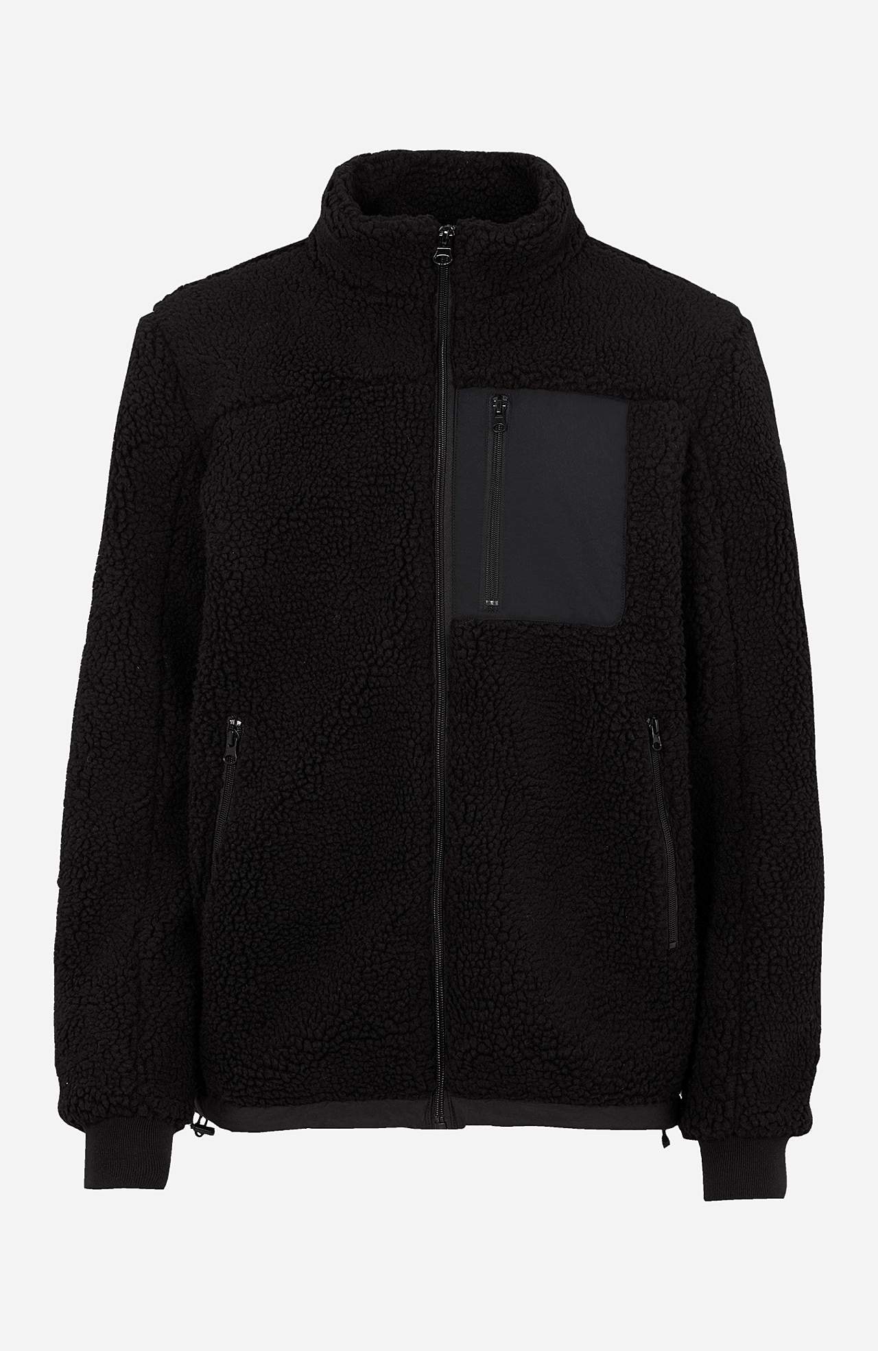 Vollständig gefütterte Jacke aus Teddystoff Ted