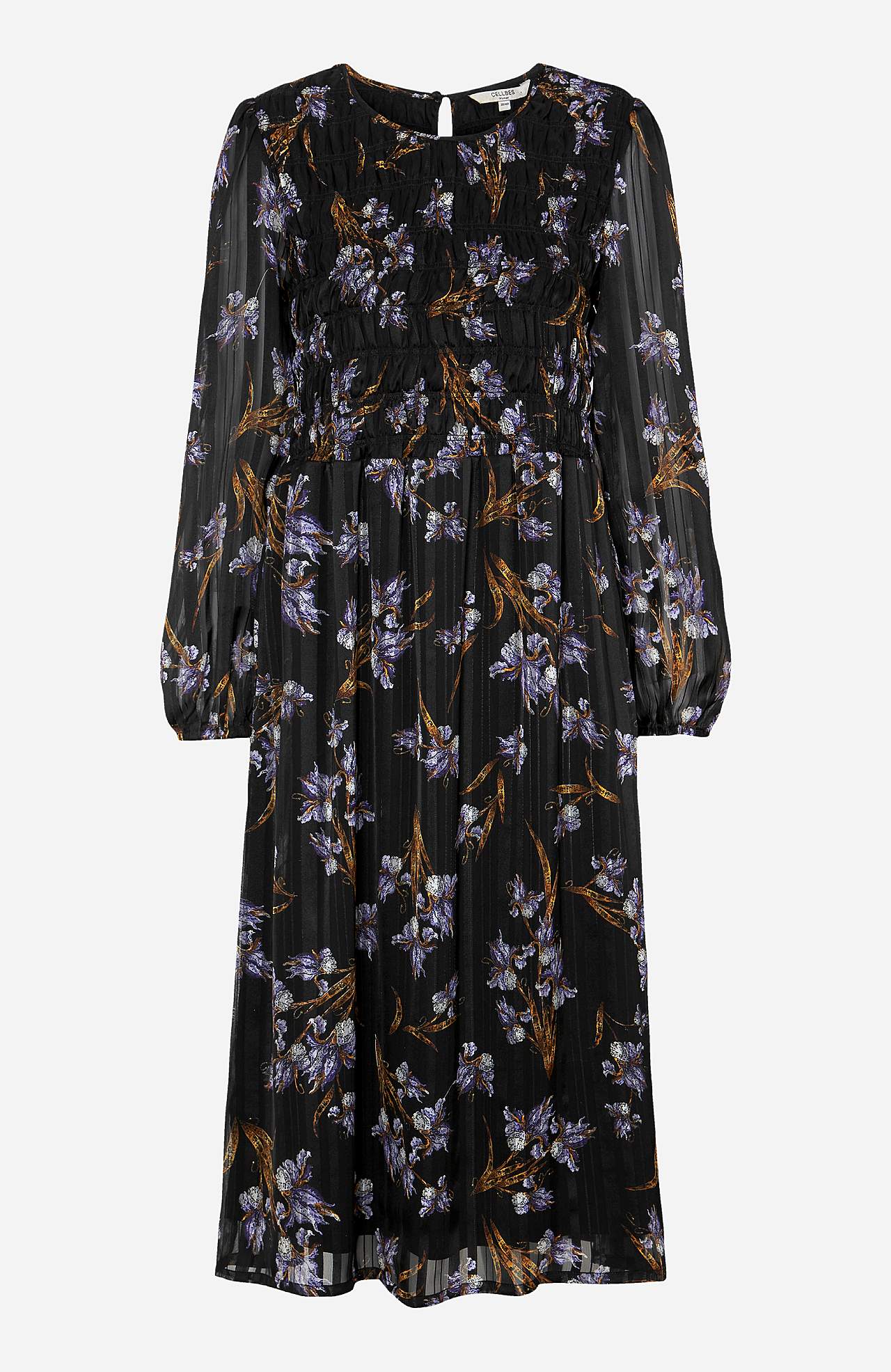 Kleid mit Smokarbeit