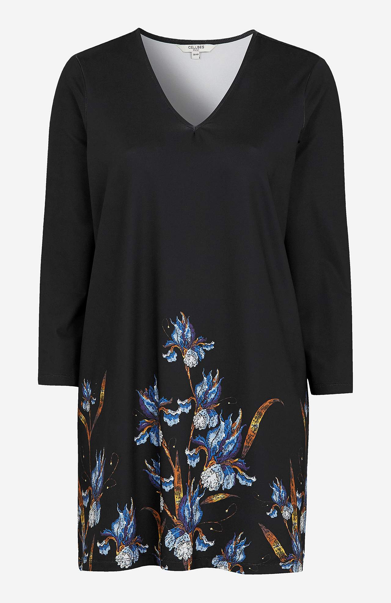 Jersey-Tunika mit Blumenmuster Nelly