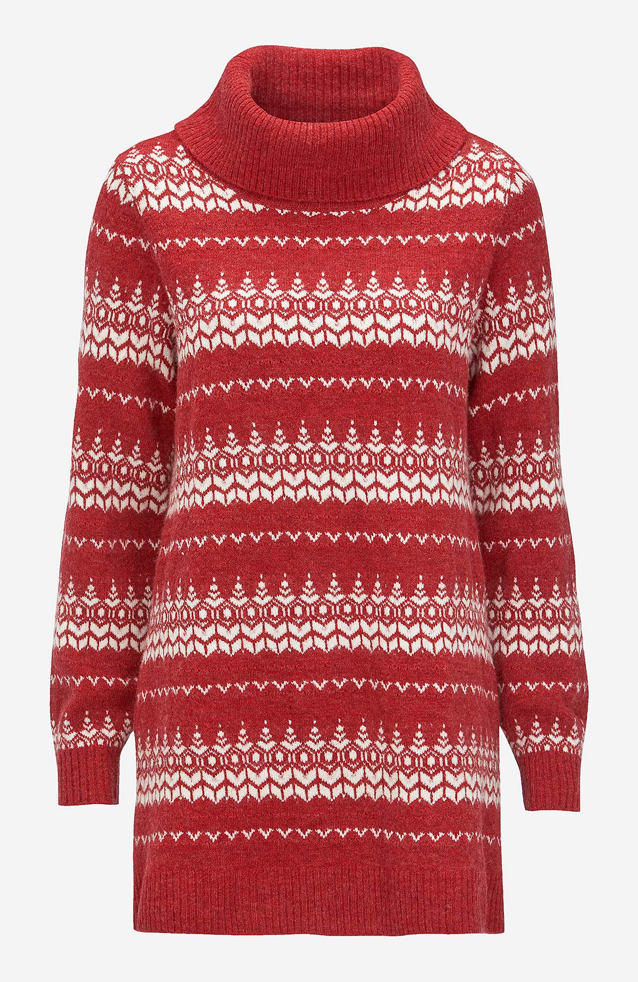Tunika mit einem Jacquard-Strick