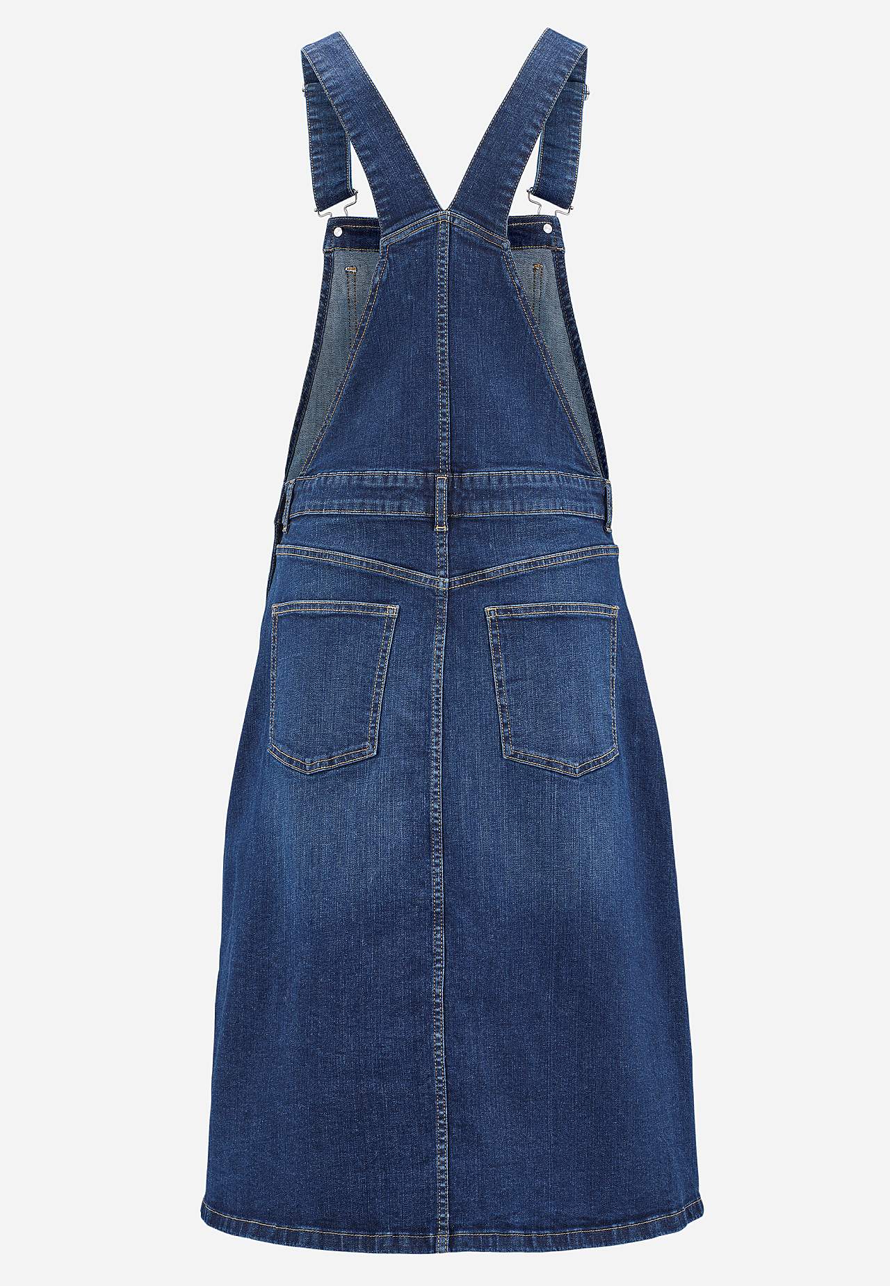 Latzkleid aus Denim