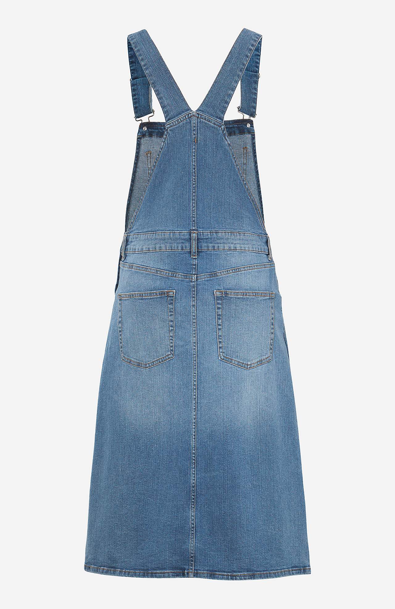 Latzkleid aus Denim