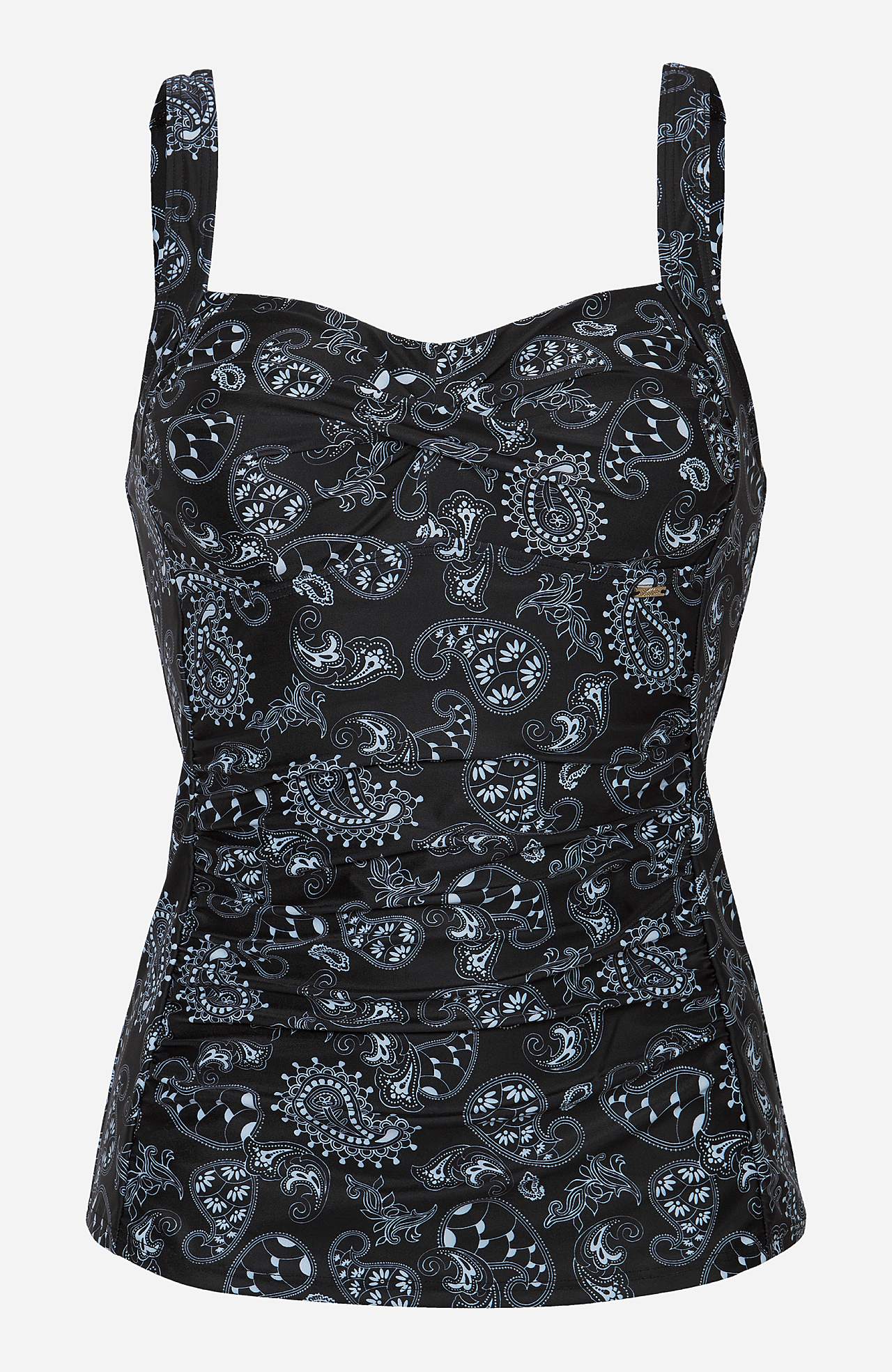 Tankini-Top mit einem Paisley-Muster