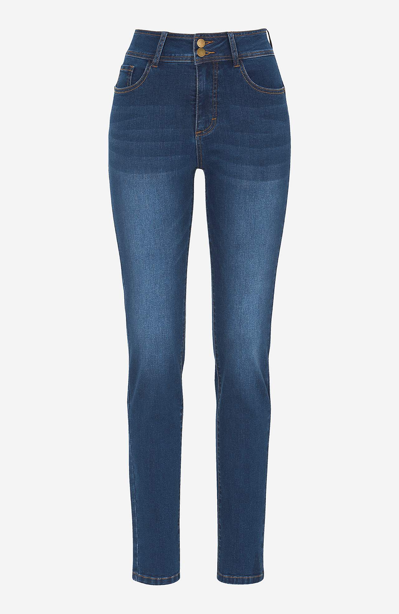Figurformende Jeans mit Stretch