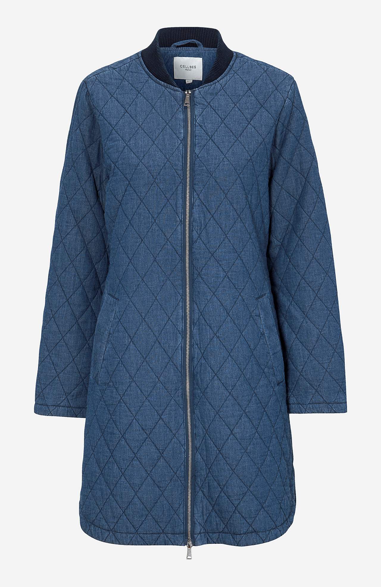 Gesteppte Jeansjacke