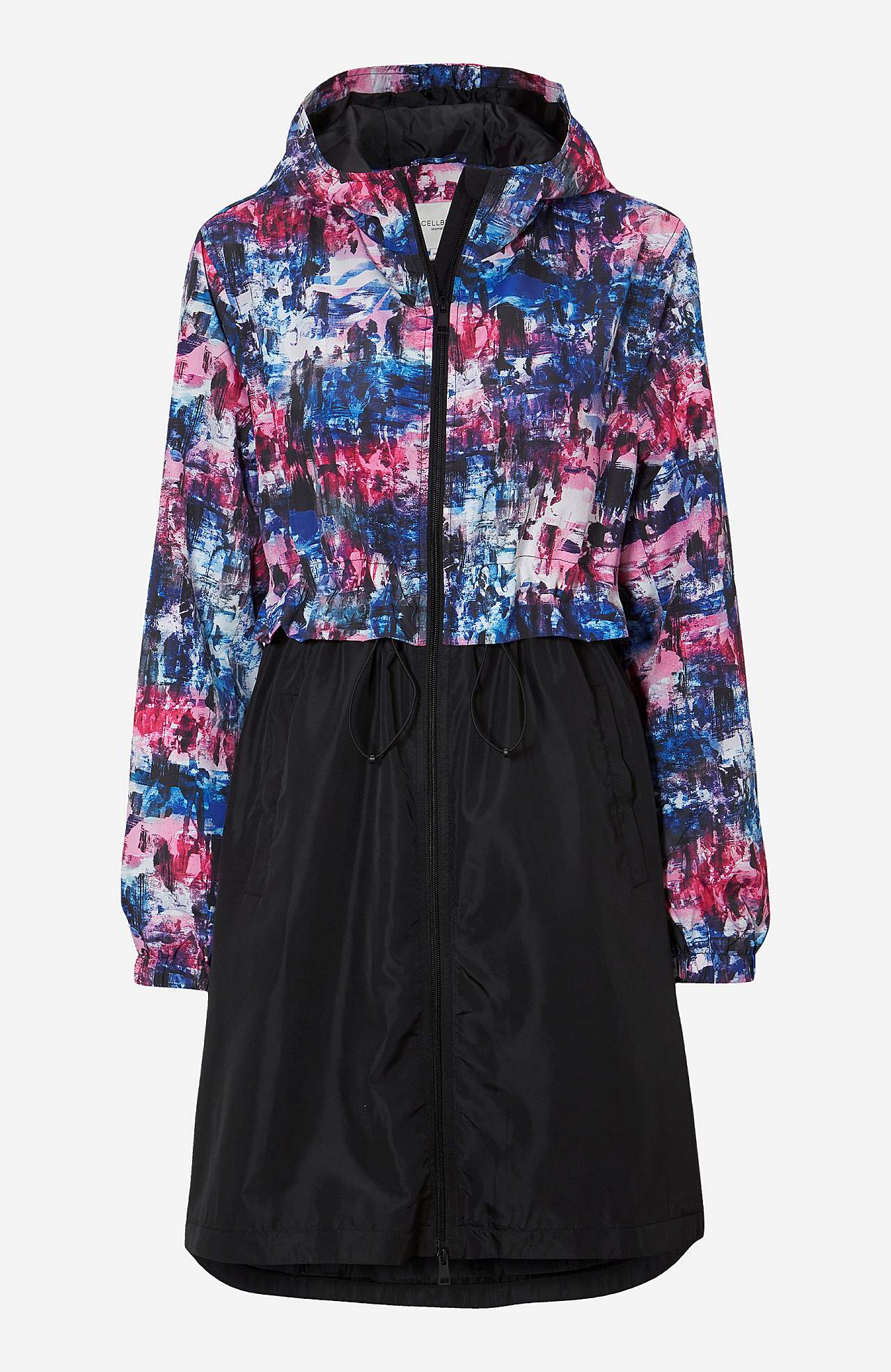 Gemusterter Windbreaker