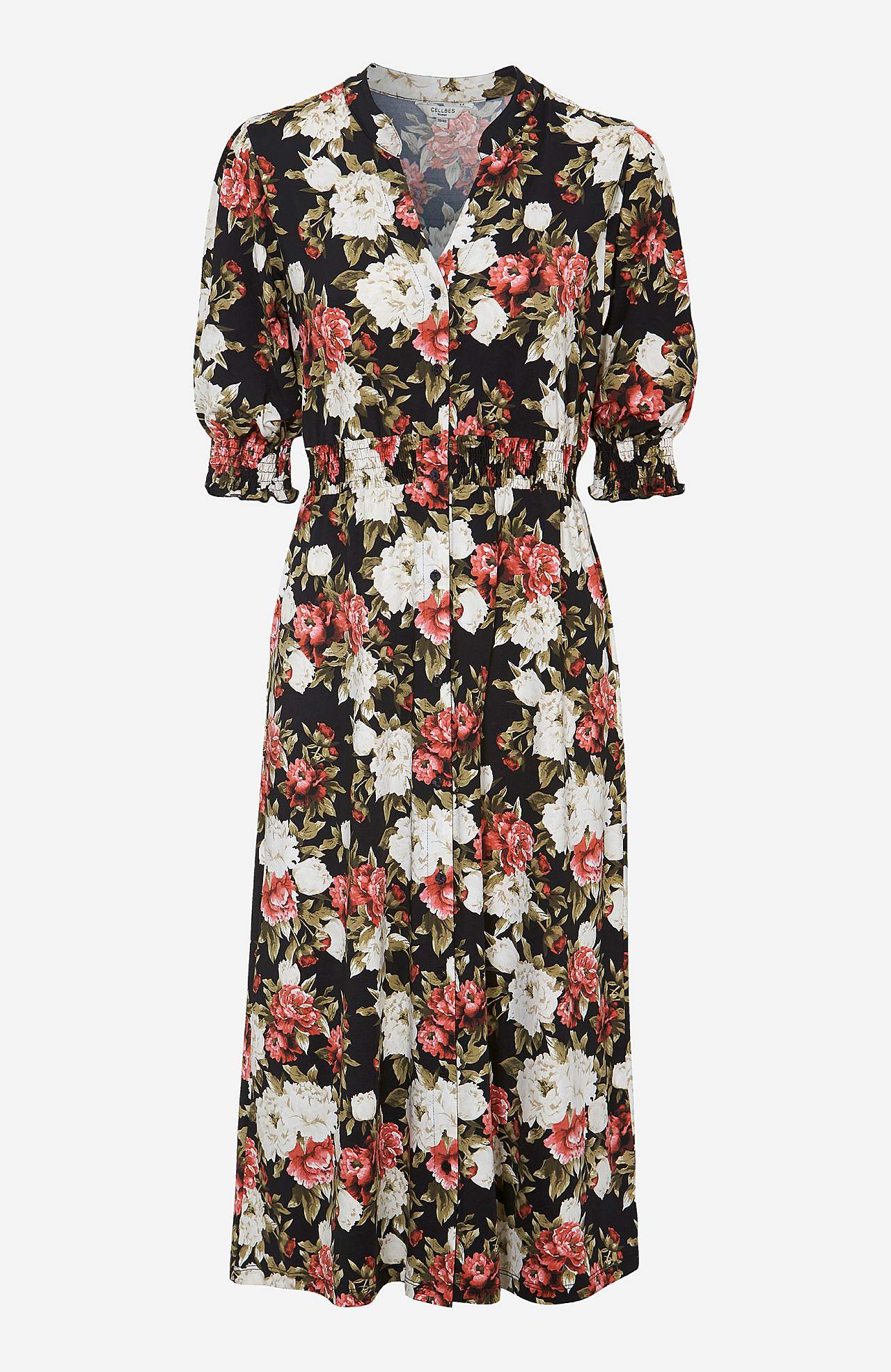 Gemustertes Jerseykleid