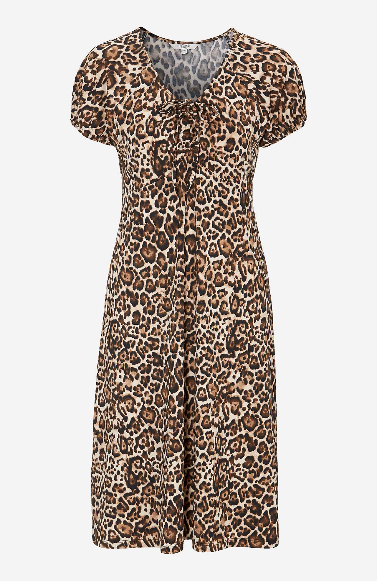 Gemustertes Jerseykleid