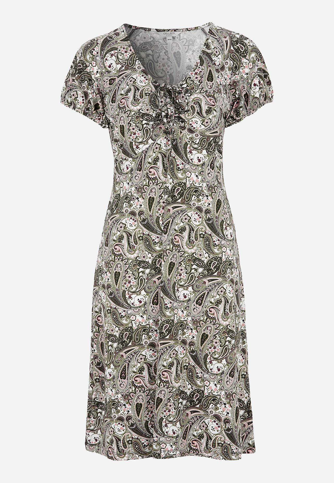 Gemustertes Jerseykleid