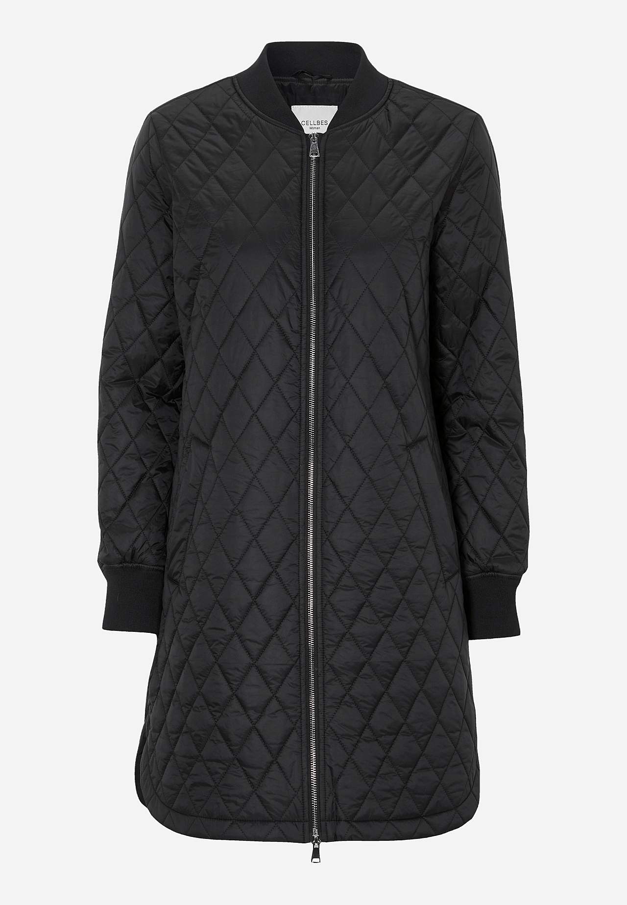 Lange, gesteppte Jacke Elena