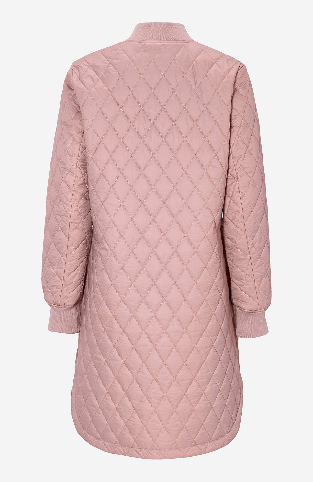 Lange, gesteppte Jacke