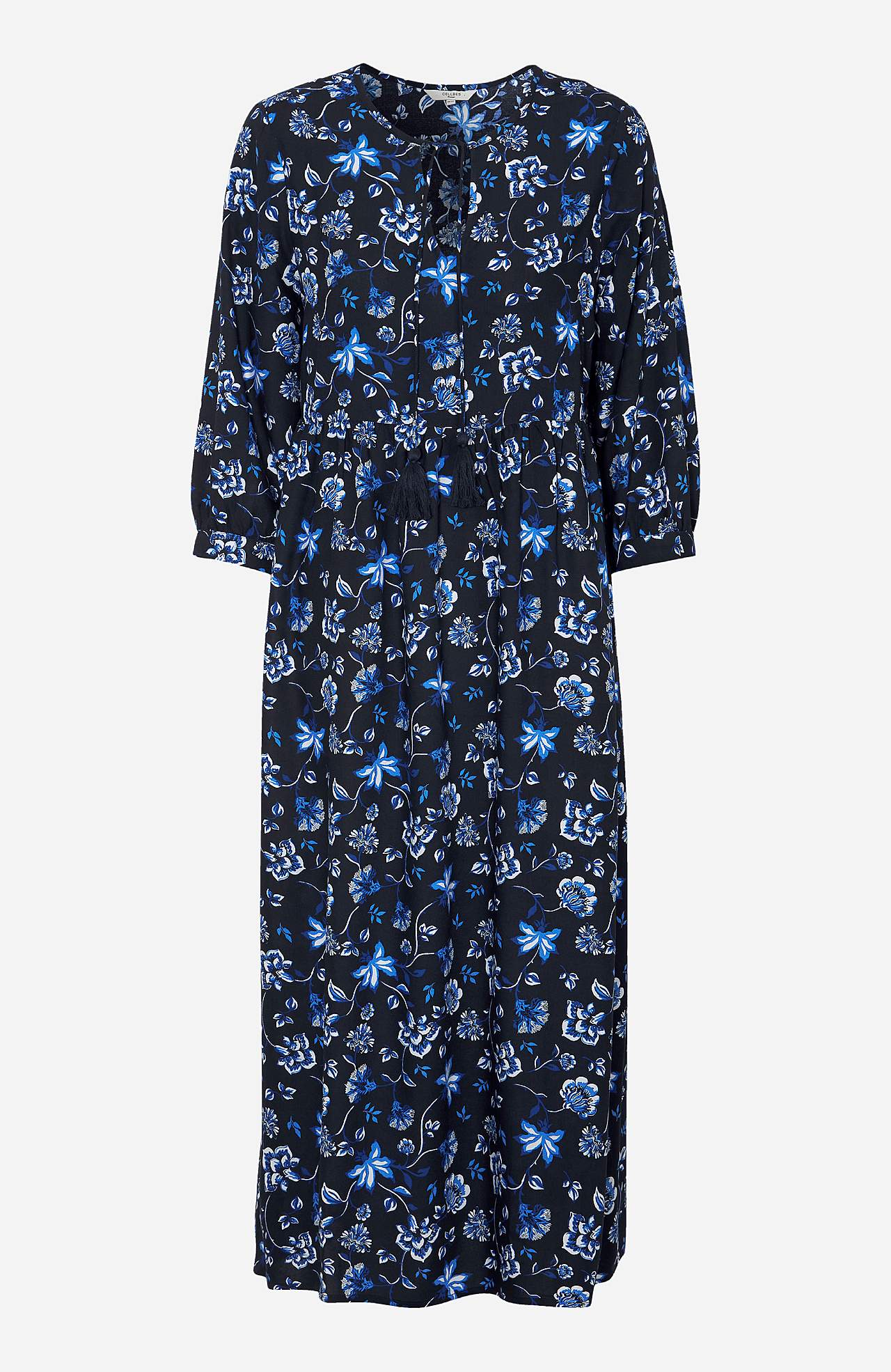 Gemustertes Viskosekleid