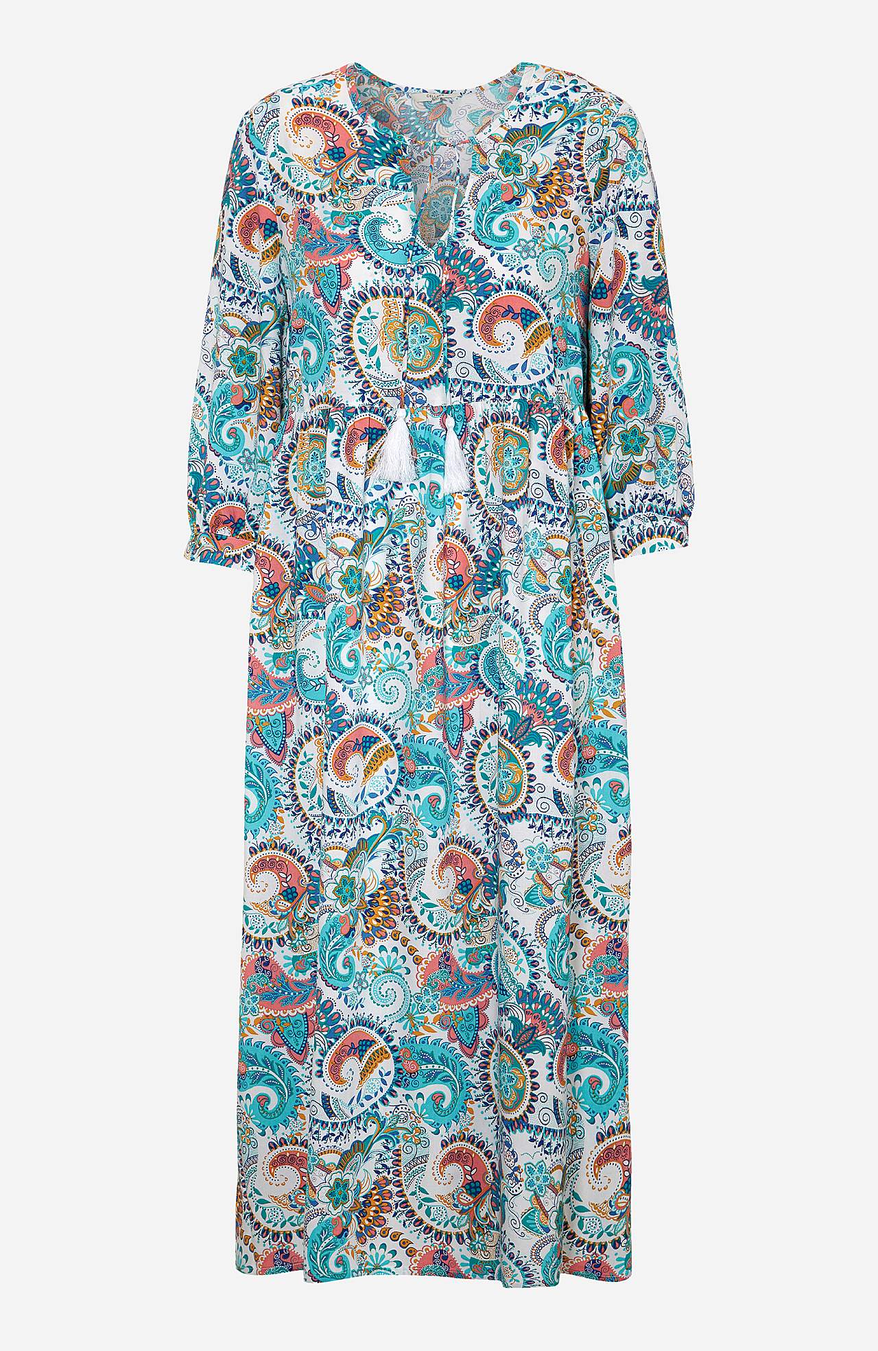 Gemustertes Viskosekleid