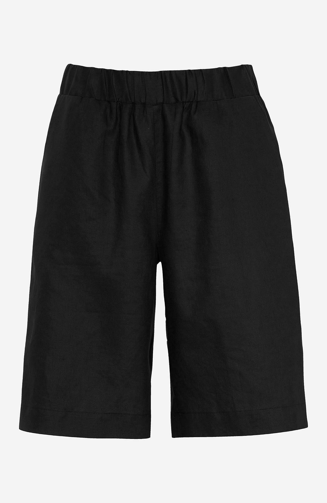 Leinenshorts Premium mit Gummiband in der Taille
