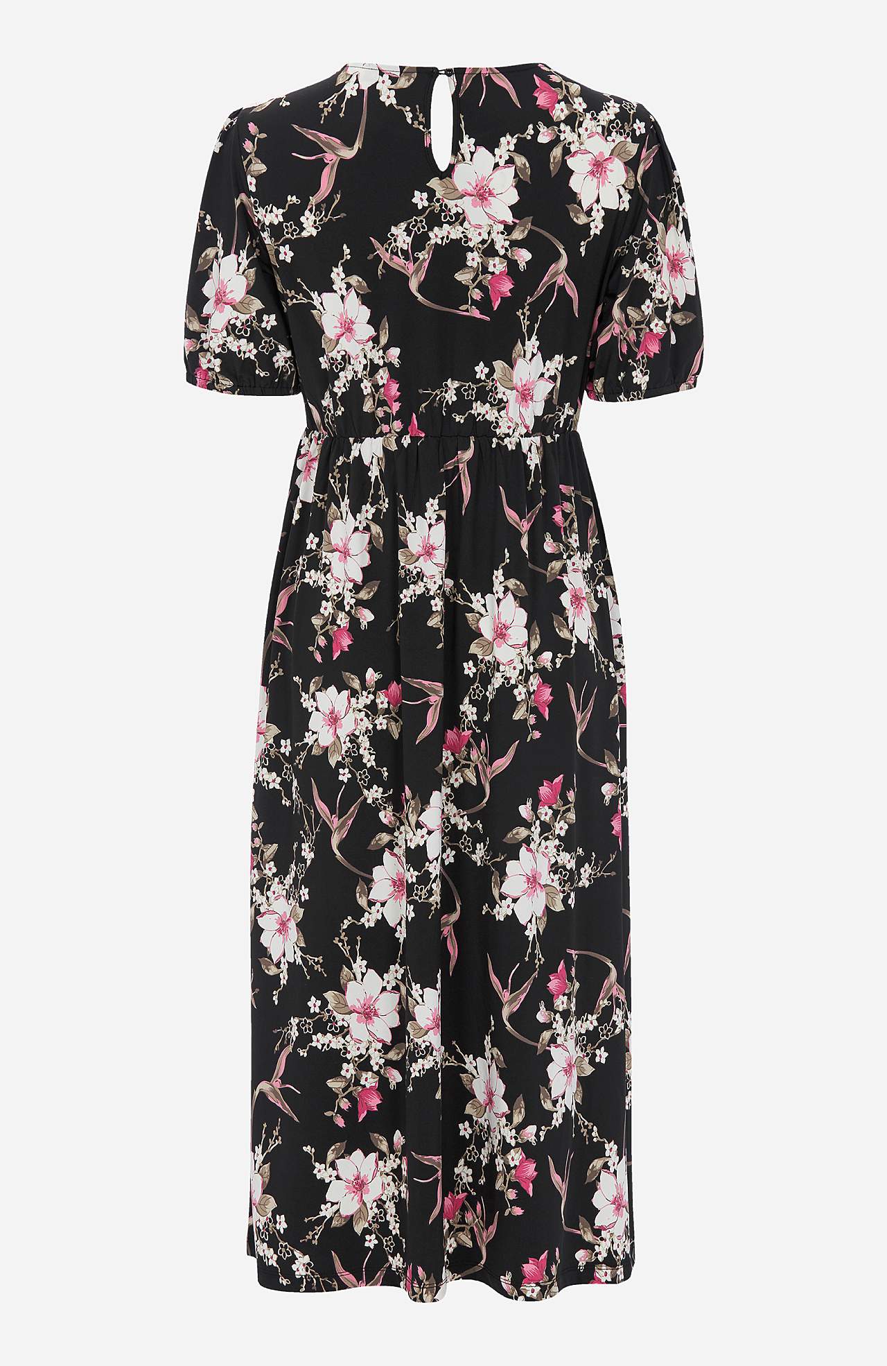Gemustertes Midikleid aus anschmiegsamem Jersey