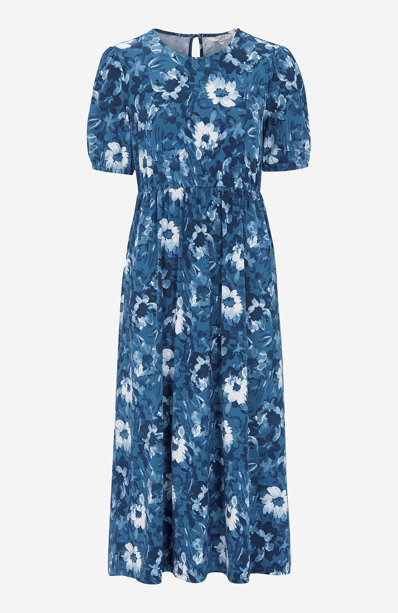 Gemustertes Midikleid aus anschmiegsamem Jersey