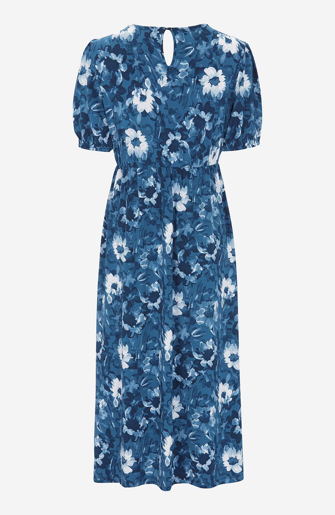 Gemustertes Midikleid aus anschmiegsamem Jersey