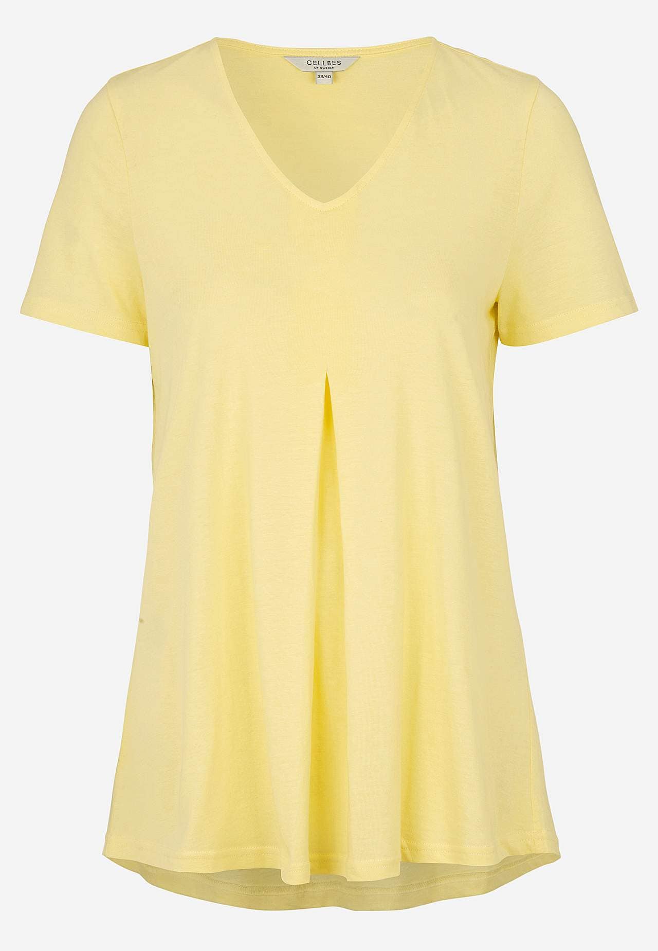 Jersey-Top mit einem V-Ausschnitt