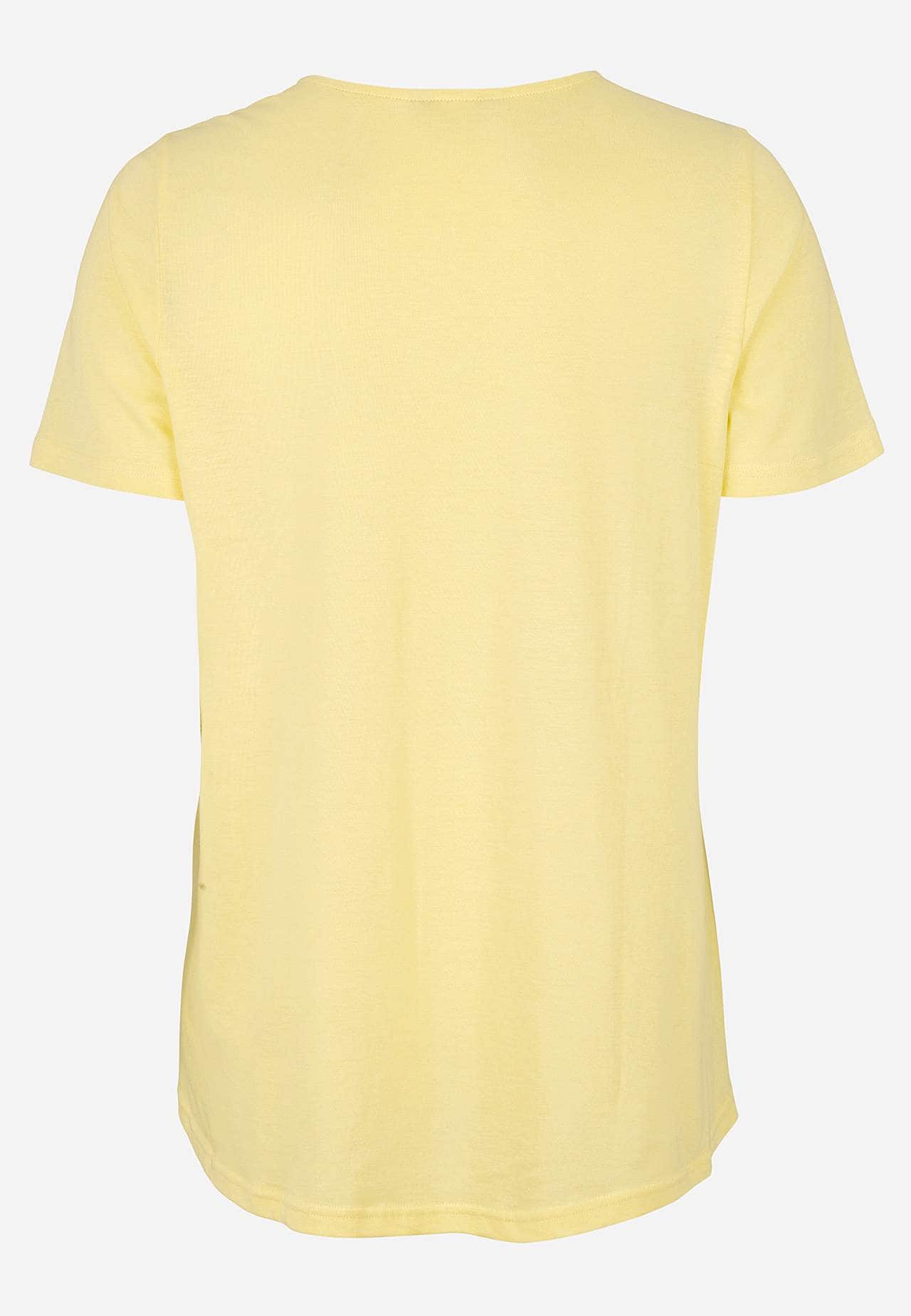 Jersey-Top mit einem V-Ausschnitt
