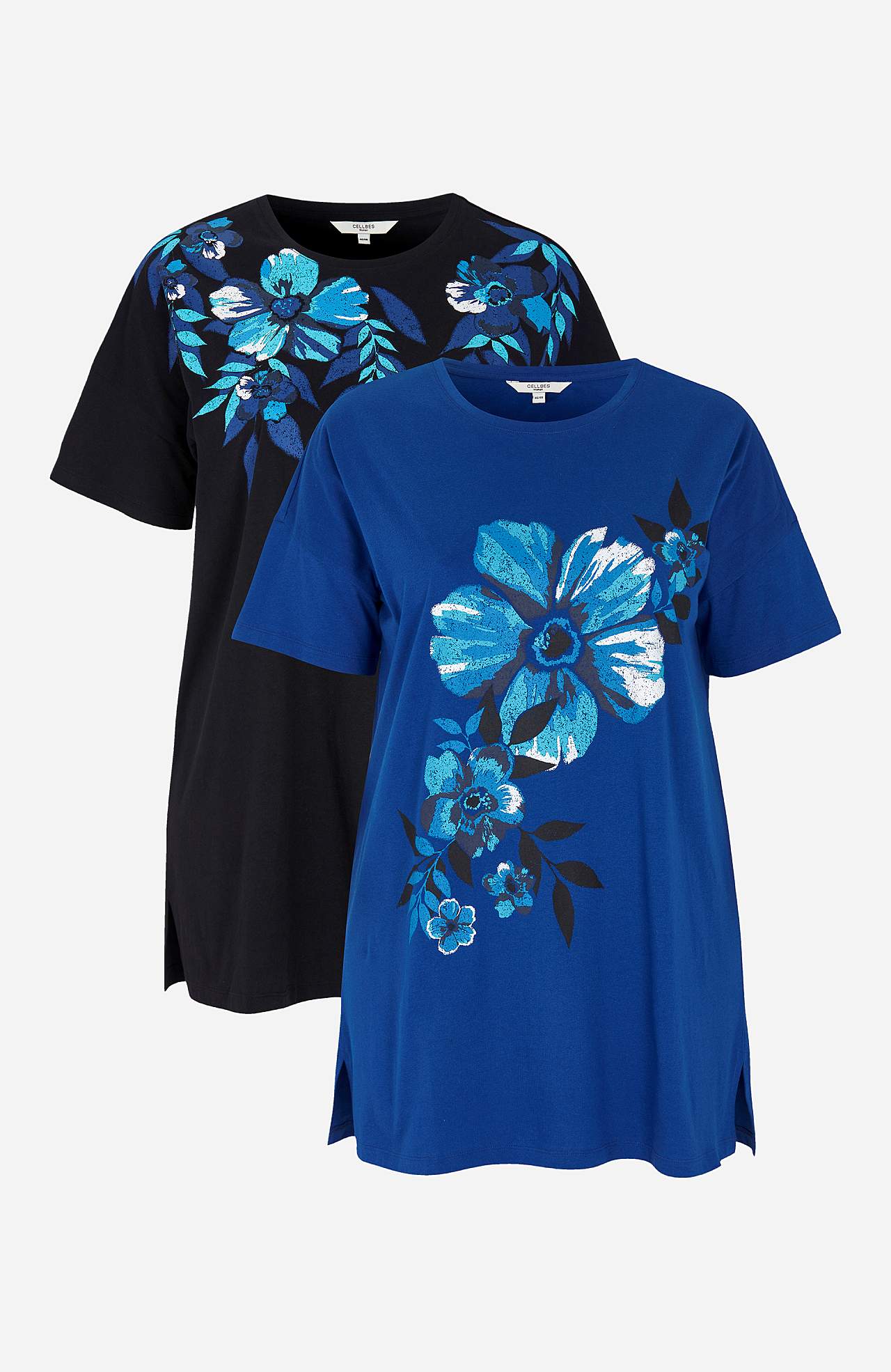 Langes T-Shirt Teerece 2er-Pack