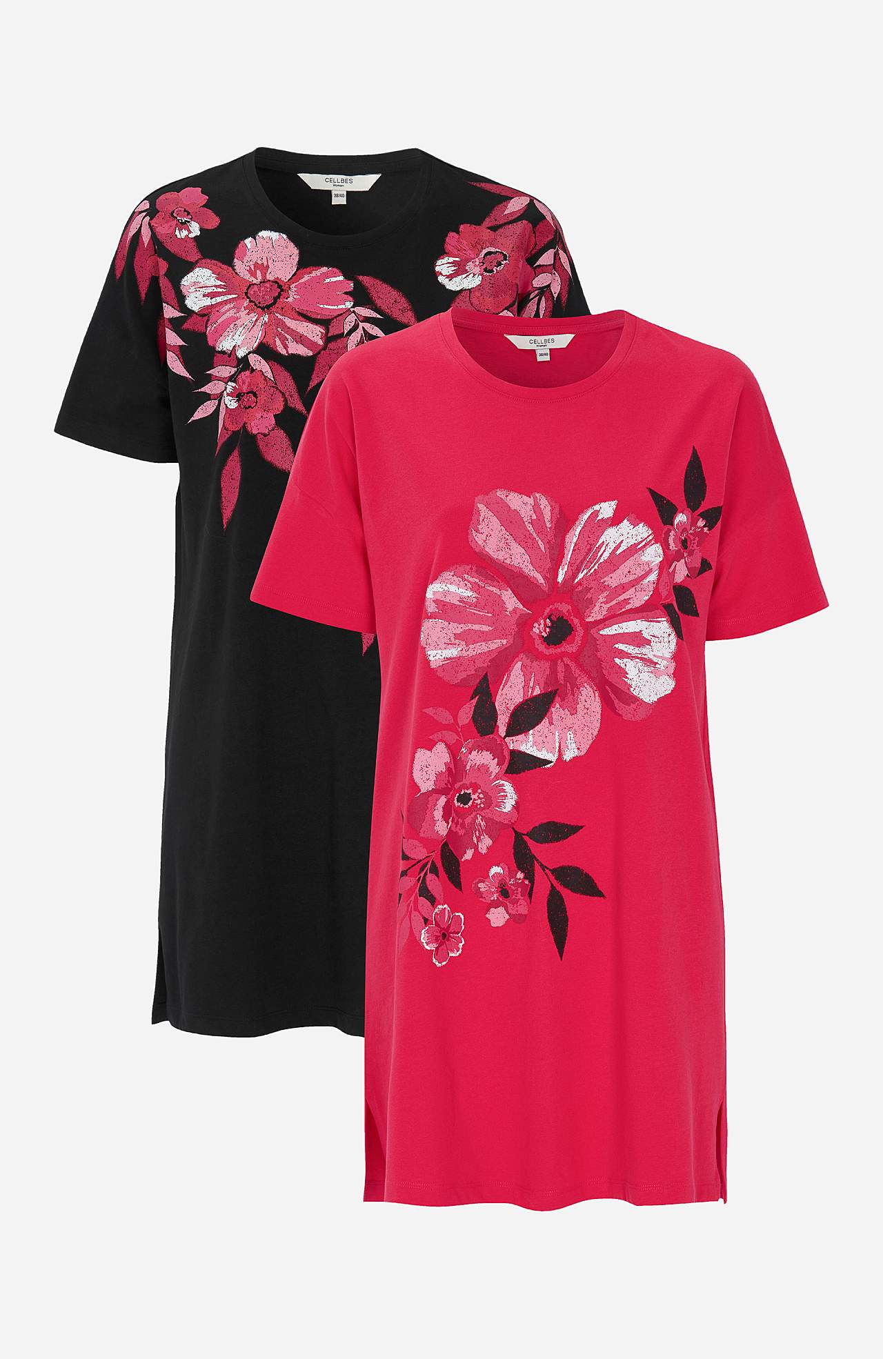 Langes T-Shirt Teerece 2er-Pack