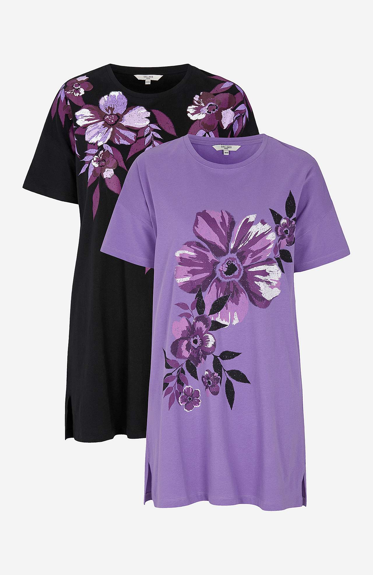 Langes T-Shirt Teerece 2er-Pack