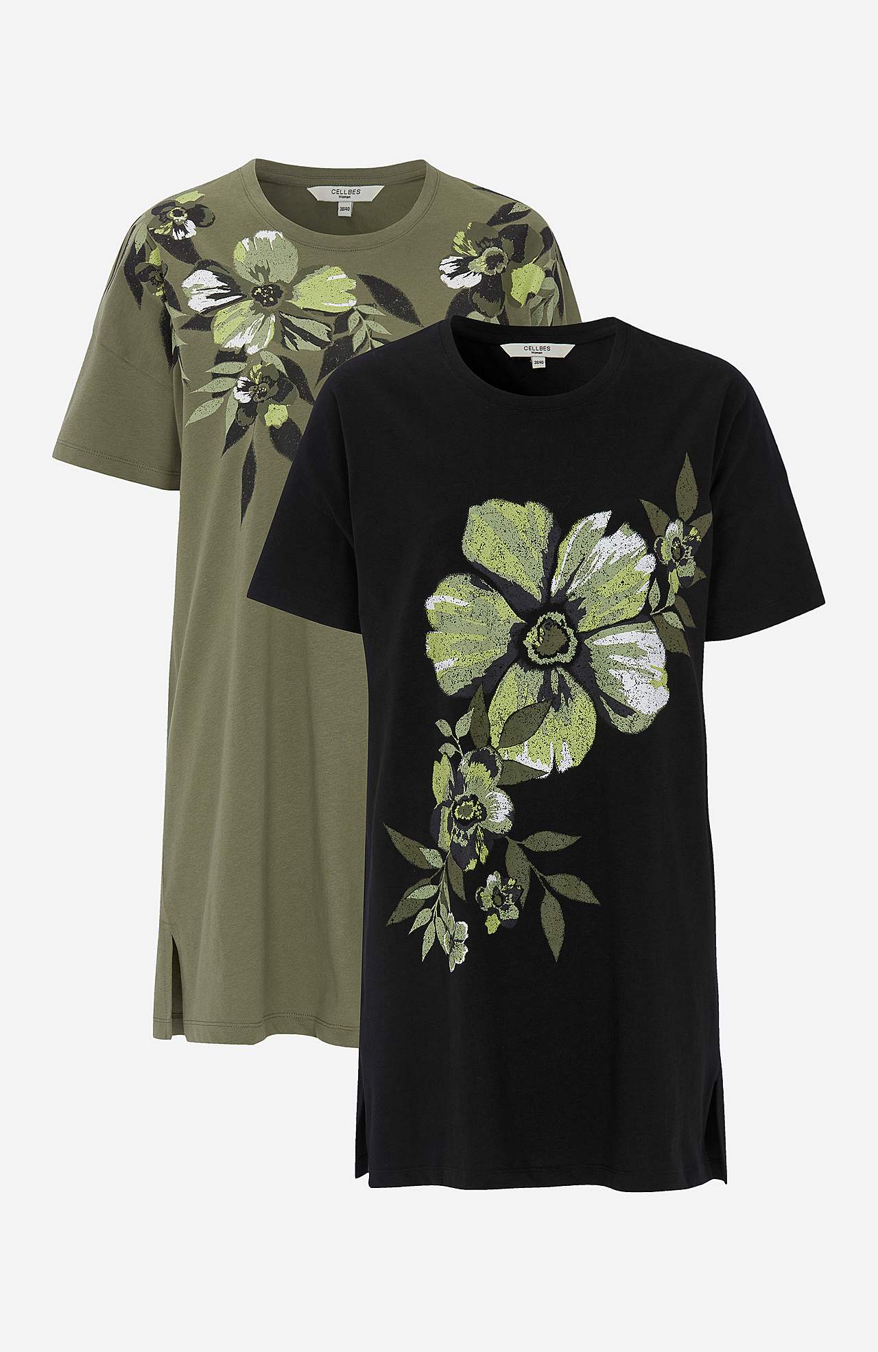 Langes T-Shirt Teerece 2er-Pack