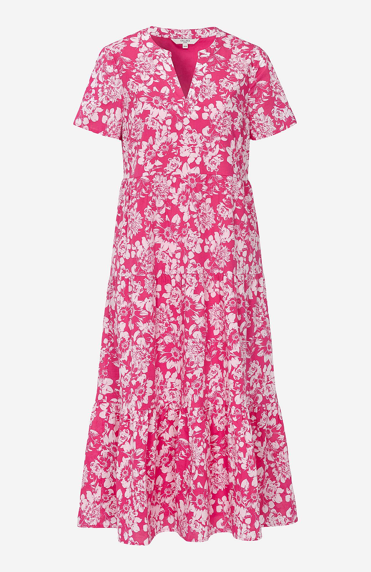 Baumwollkleid mit Volant