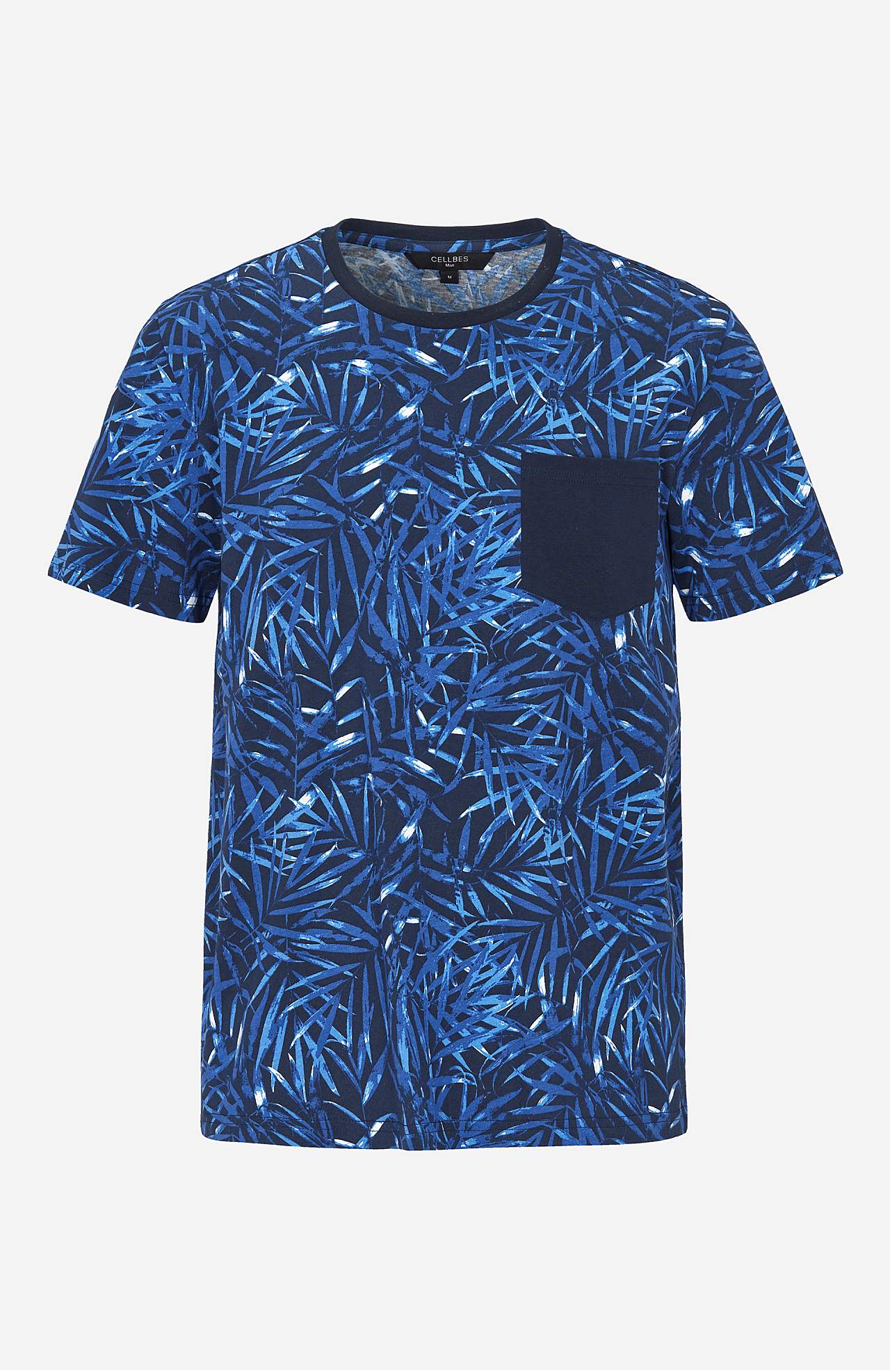 T-Shirt mit Brusttasche Elon 2er-Pack