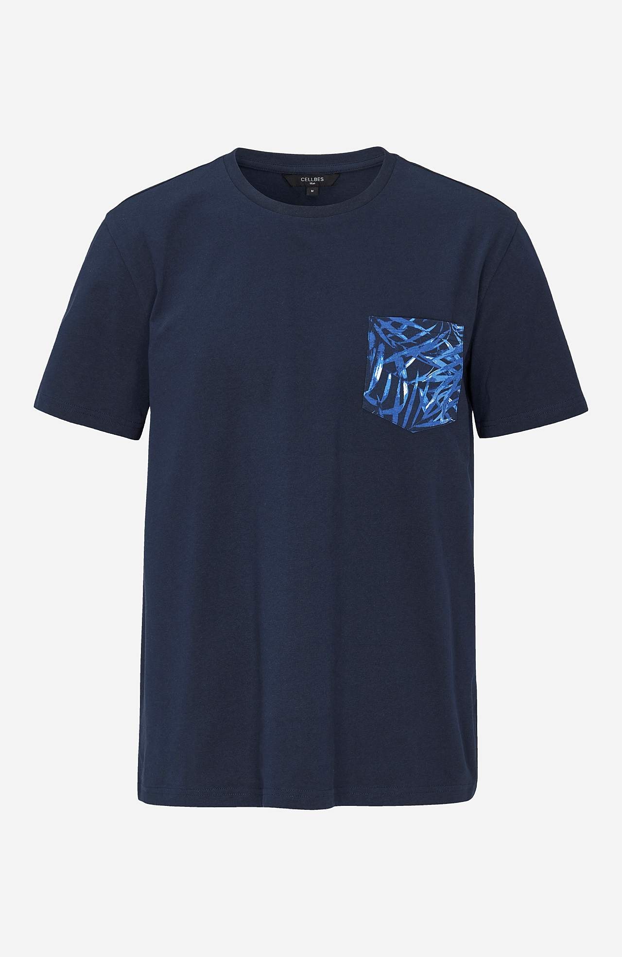 T-Shirt mit Brusttasche Elon 2er-Pack