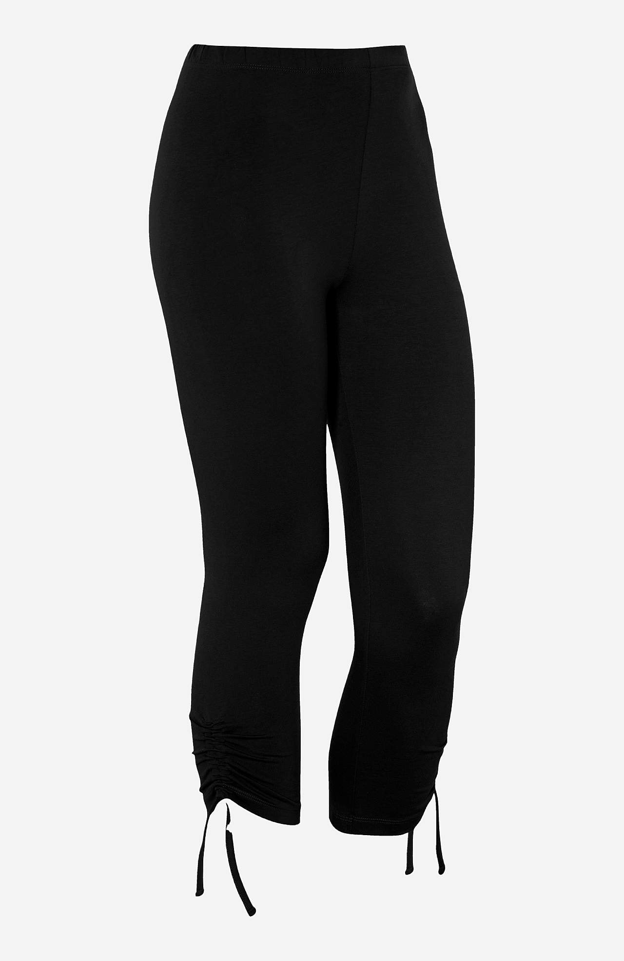 Capri-Leggings mit Kordelzug am Beinsaum Astrid 2er-Pack