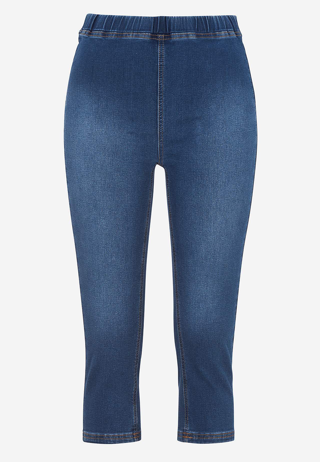 Capri-Leggings aus Denim Olga
