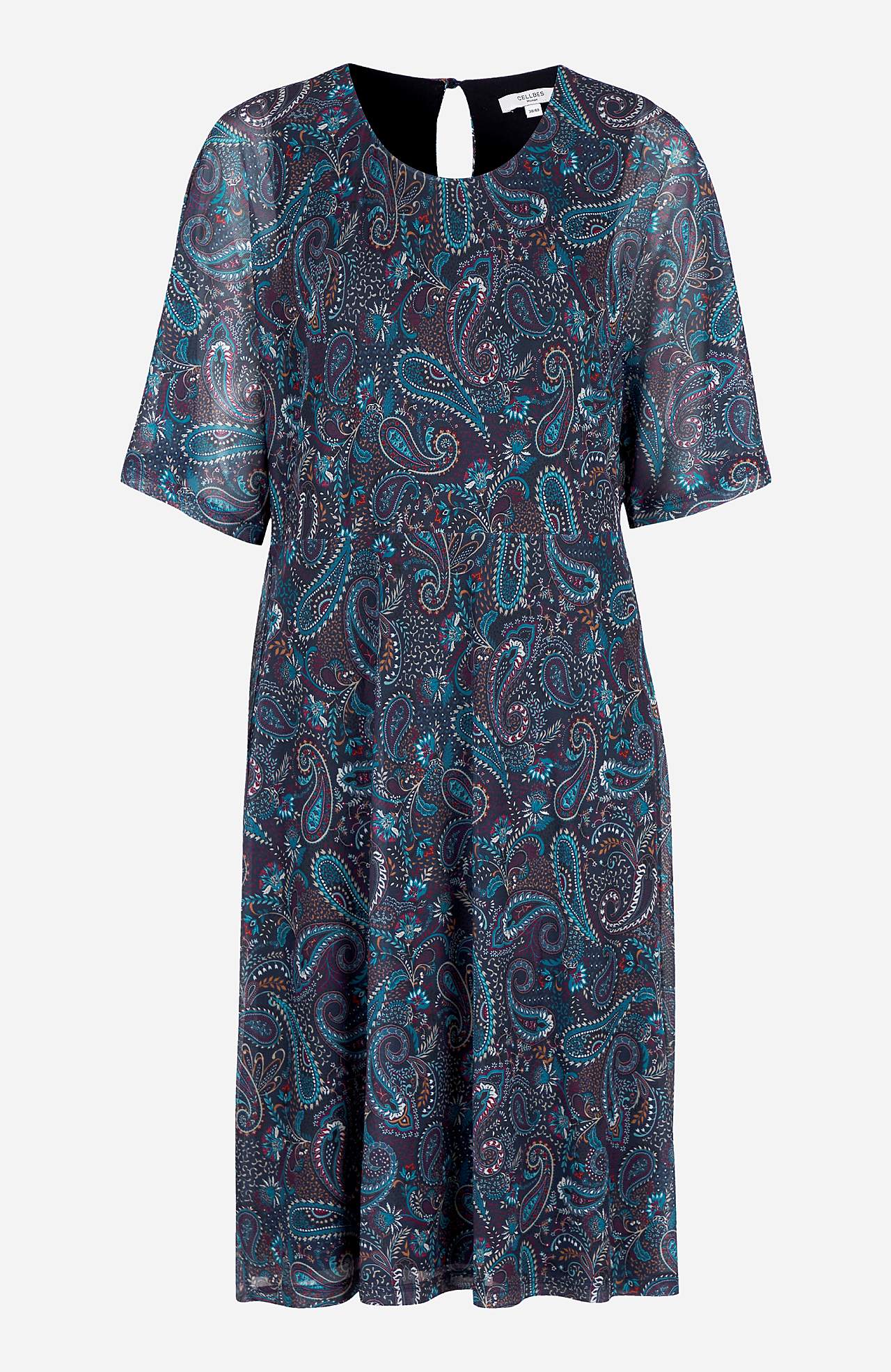 Jerseykleid aus Mesh