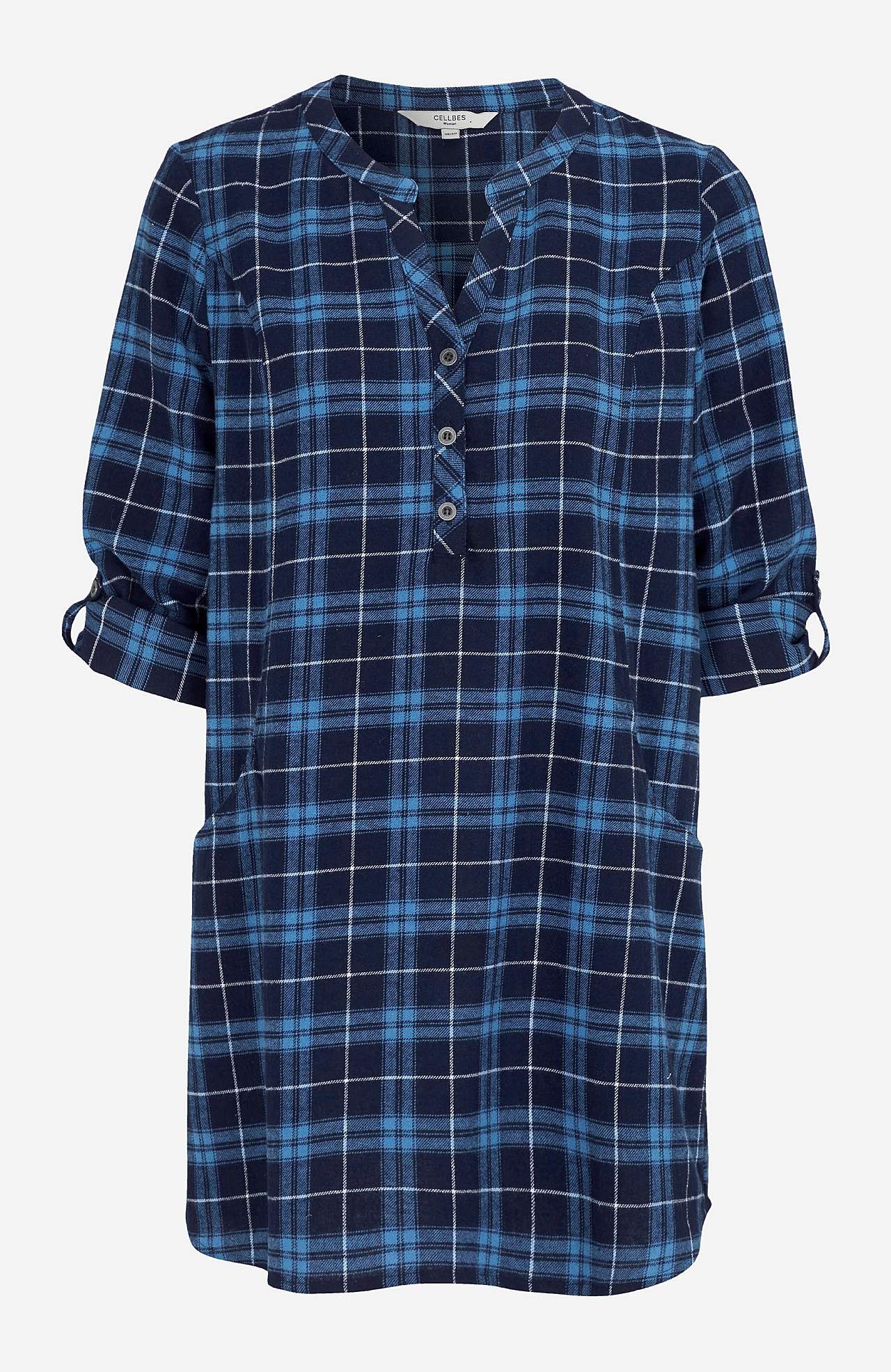 Kariert Tunika aus Flanell Christine