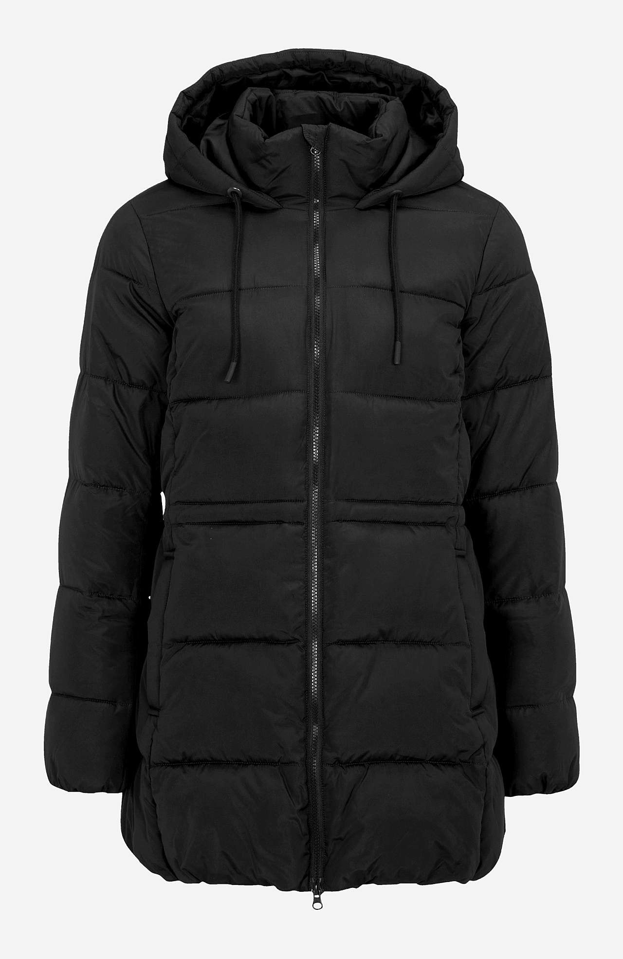 Warm gefütterte Jacke mit Kapuze
