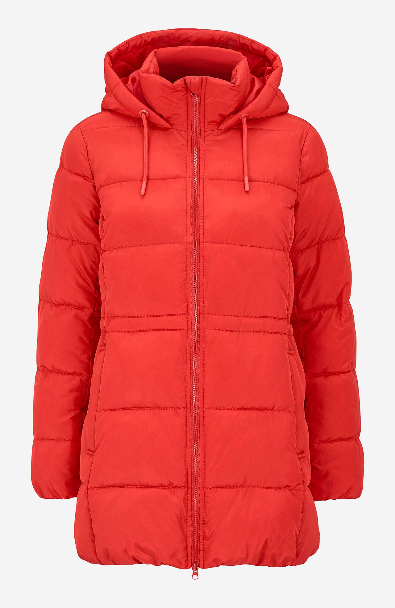 Warm gefütterte Jacke mit Kapuze