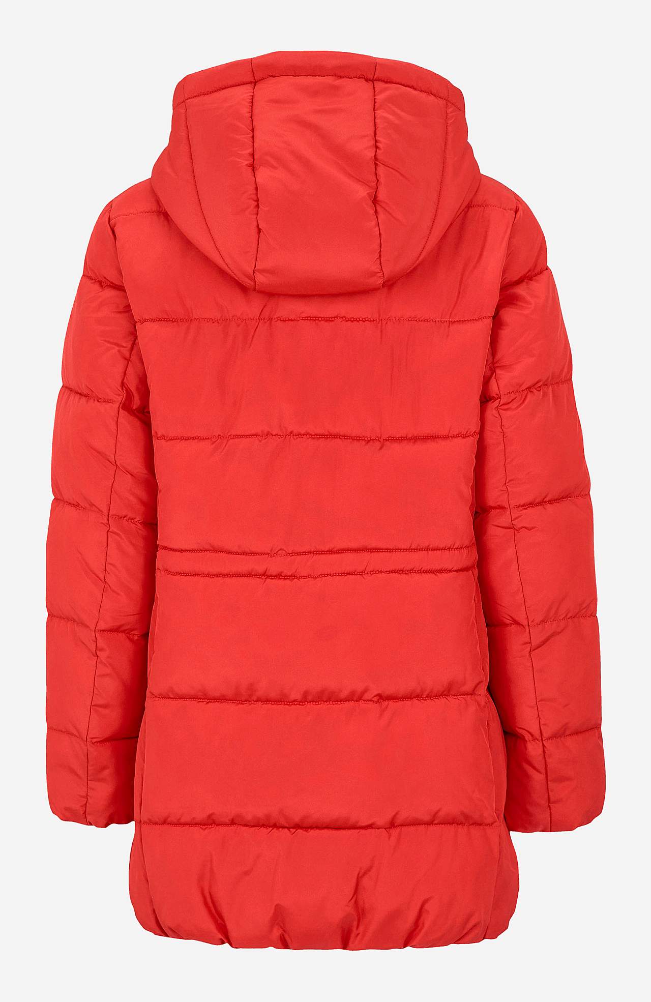 Warm gefütterte Jacke mit Kapuze
