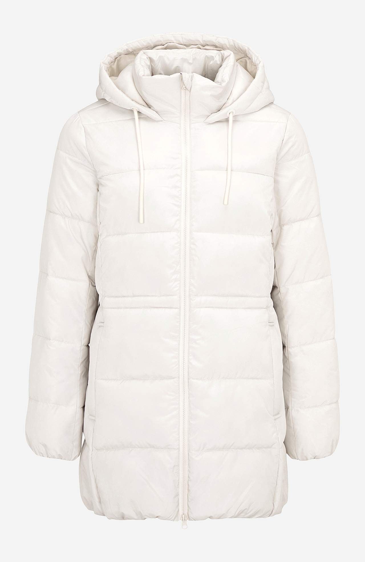 Warm gefütterte Jacke mit Kapuze