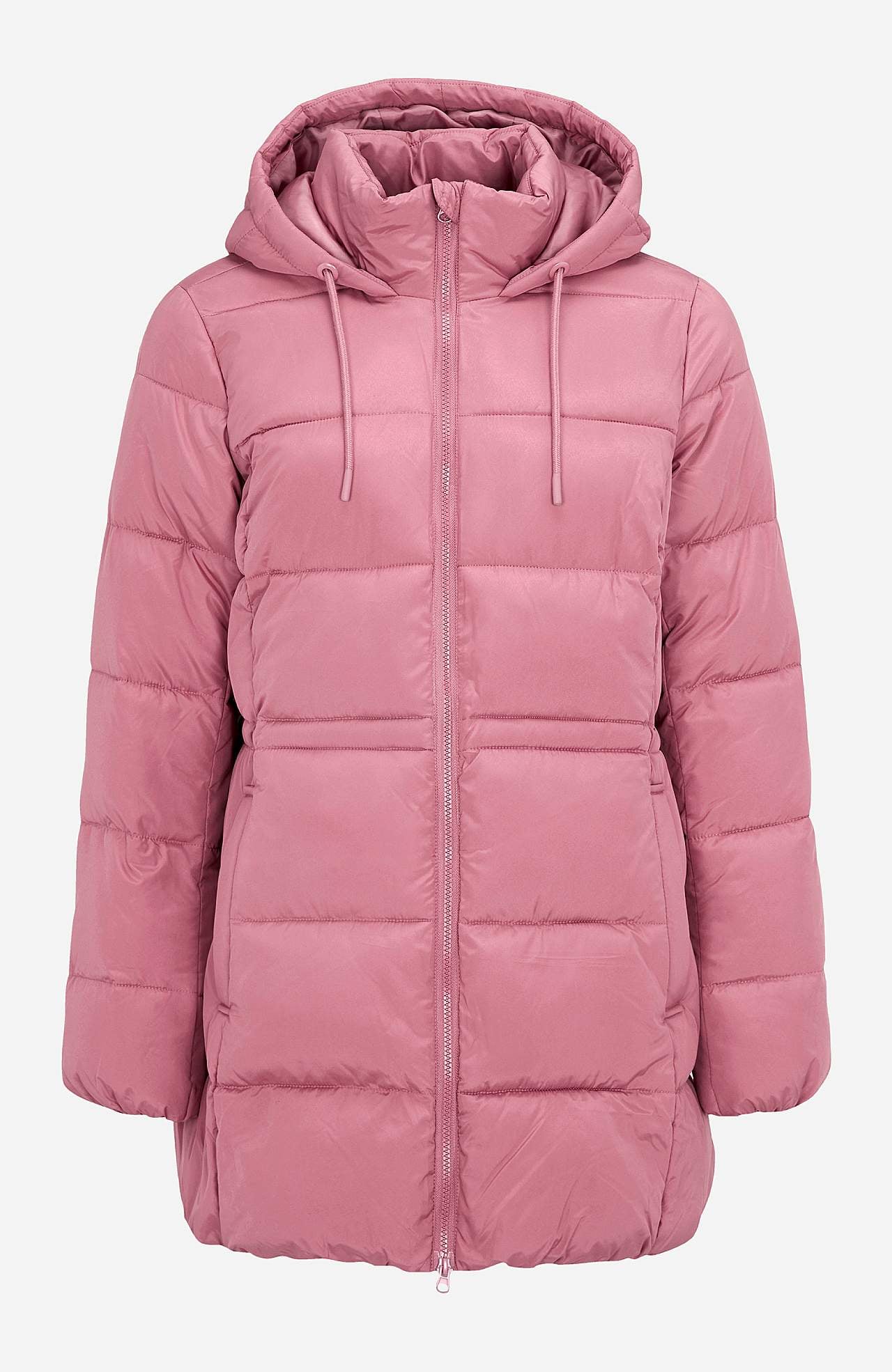 Warm gefütterte Jacke mit Kapuze