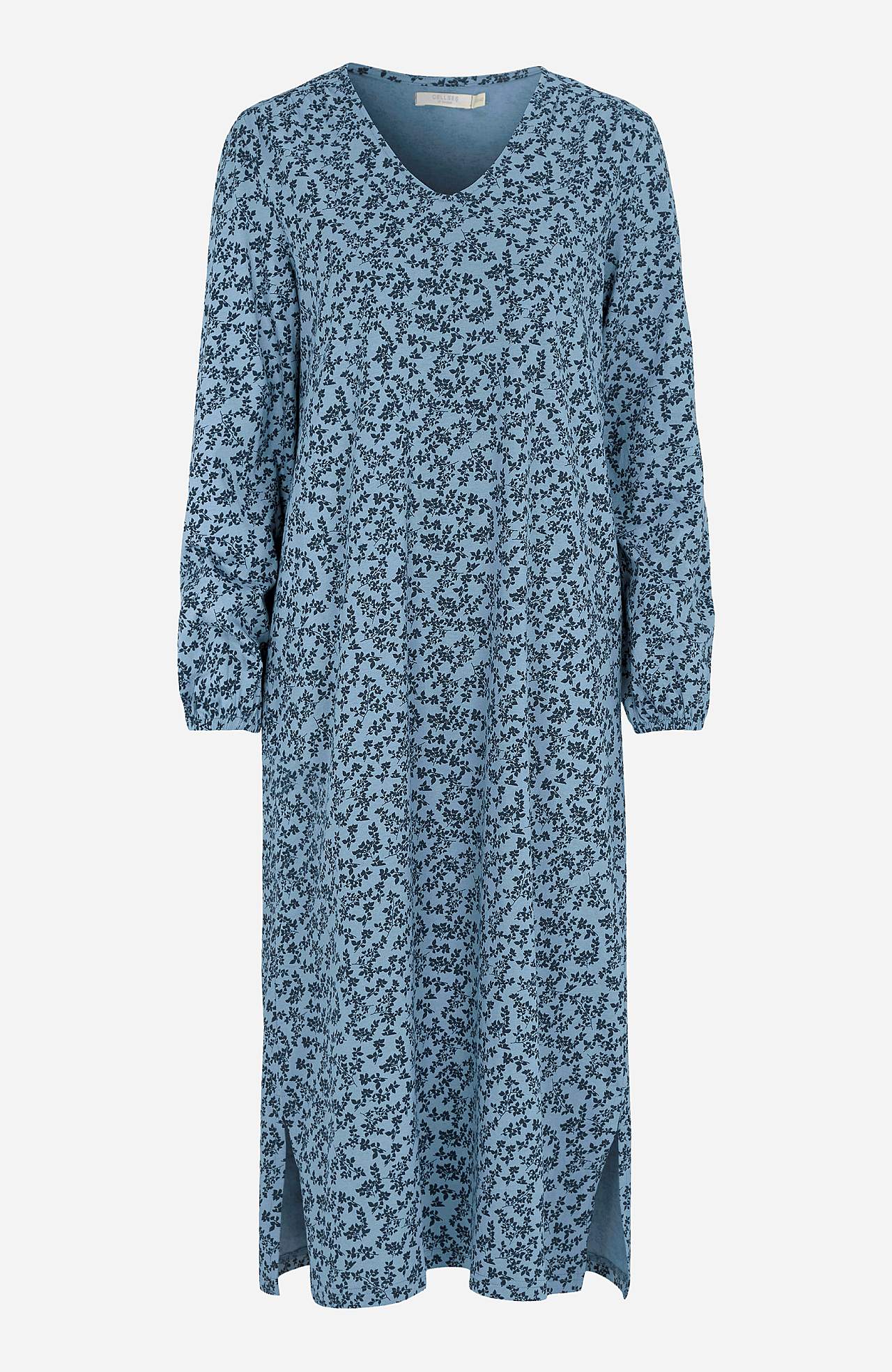 Langes, gemustertes Nachthemd