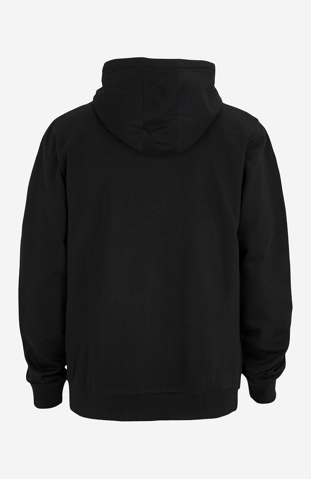 Einfarbiges Kapuzenshirt mit Verschluss