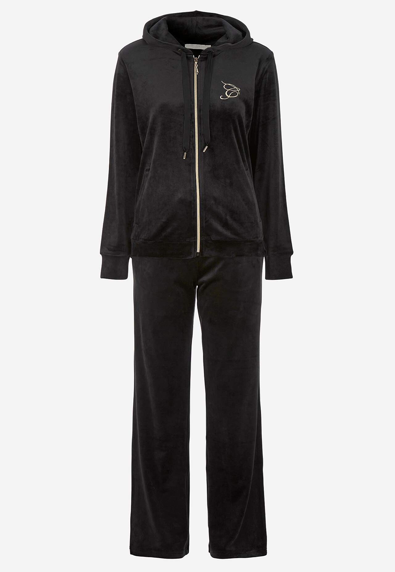 Zweiteiliges Velour-Set