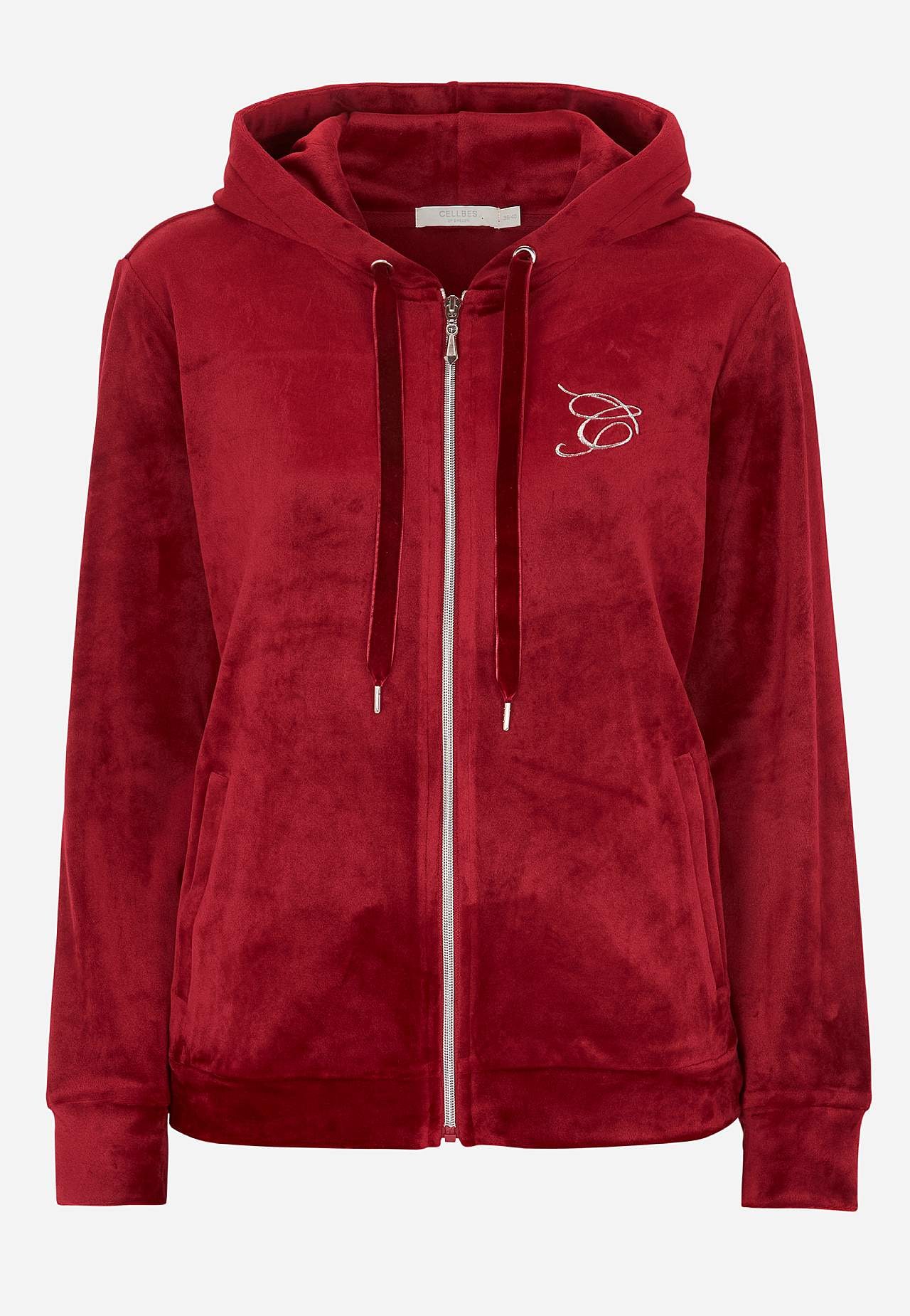 Zweiteiliges Velour-Set