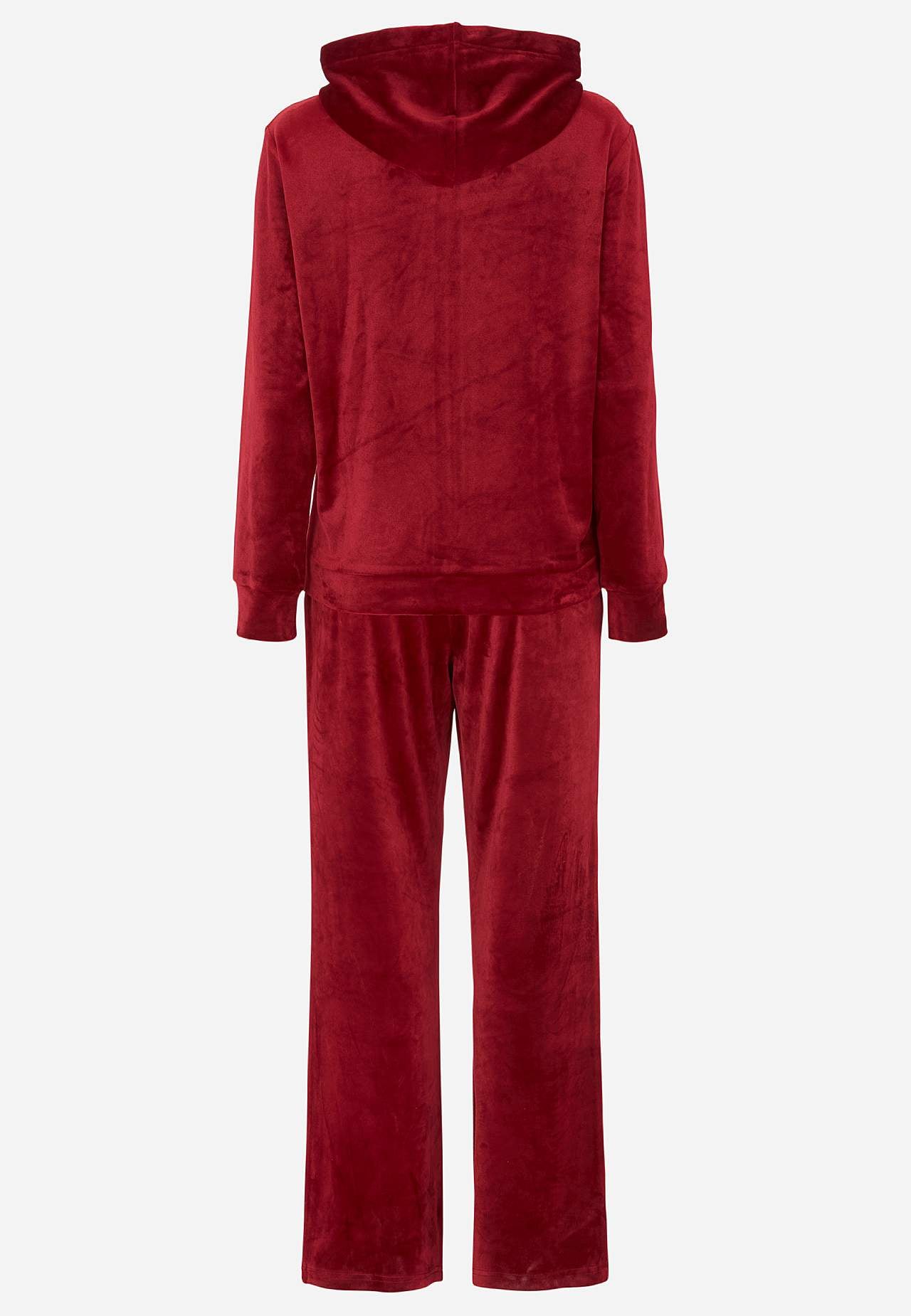 Zweiteiliges Velour-Set