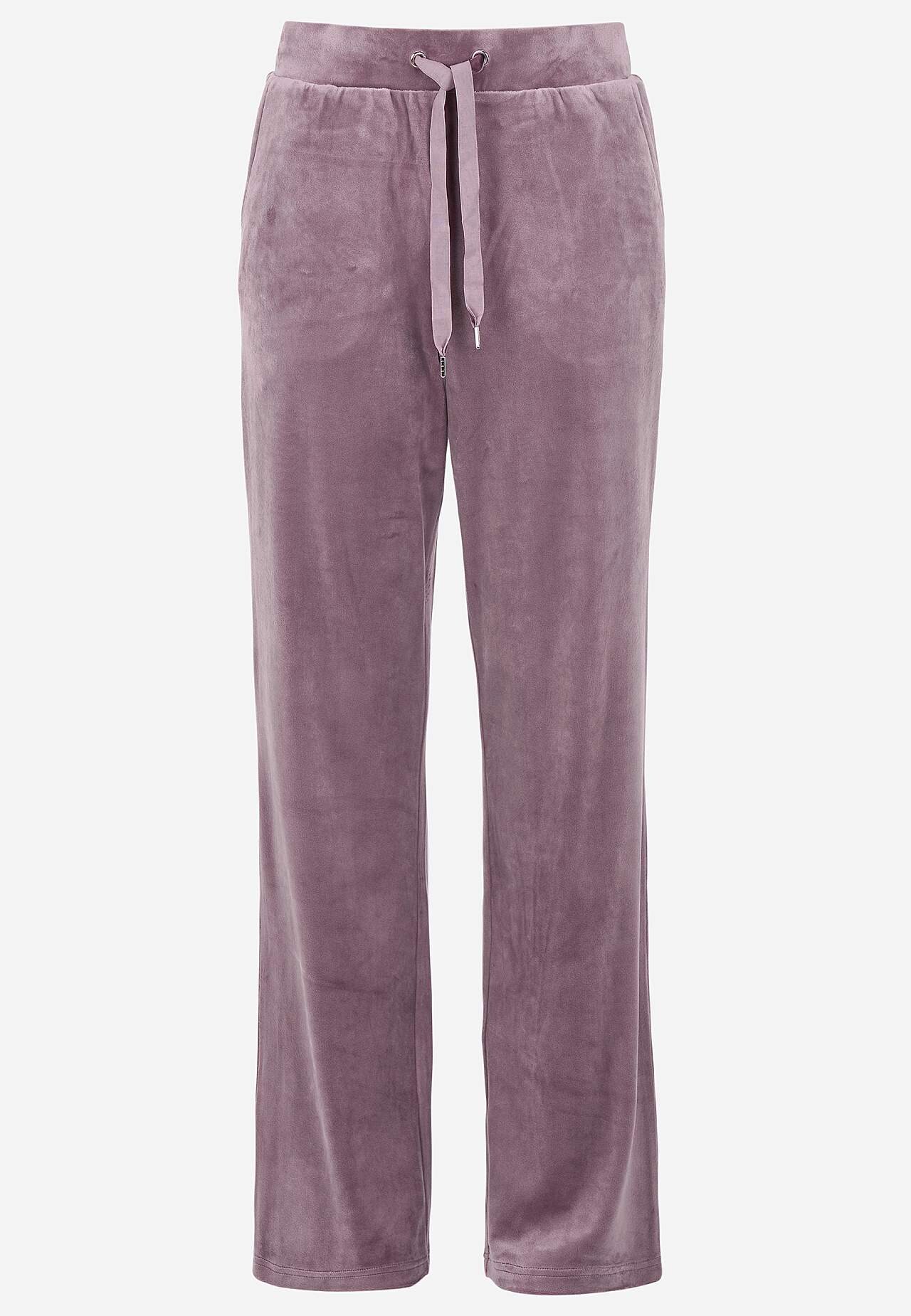 Zweiteiliges Velour-Set