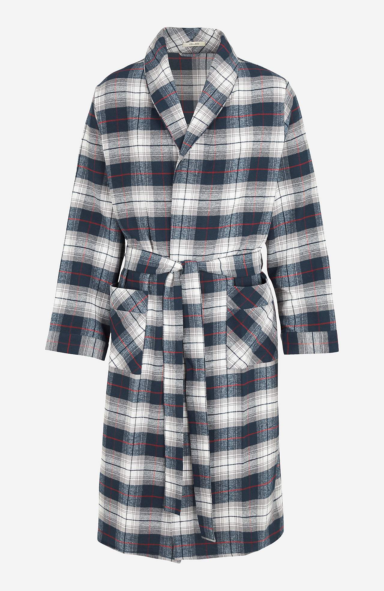 Kariert Morgenrock aus Flanell