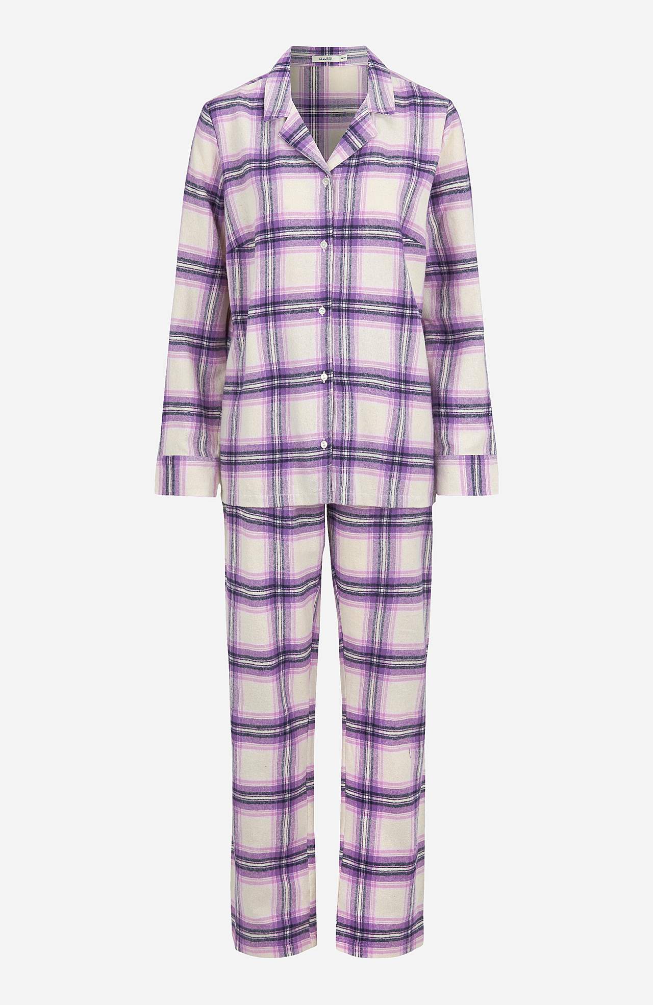 Kariert Pyjama aus Flanell Felicia