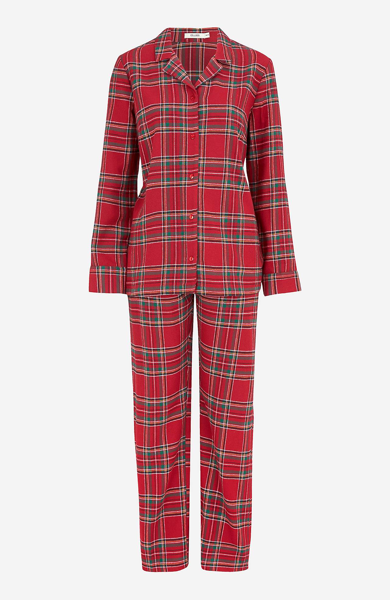 Kariert Pyjama aus Flanell Felicia