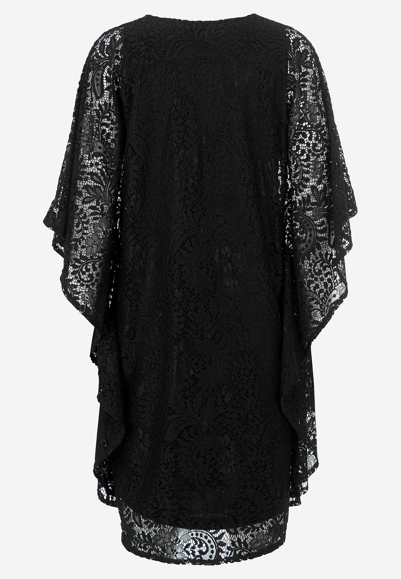 Kurzes Spitzenkleid