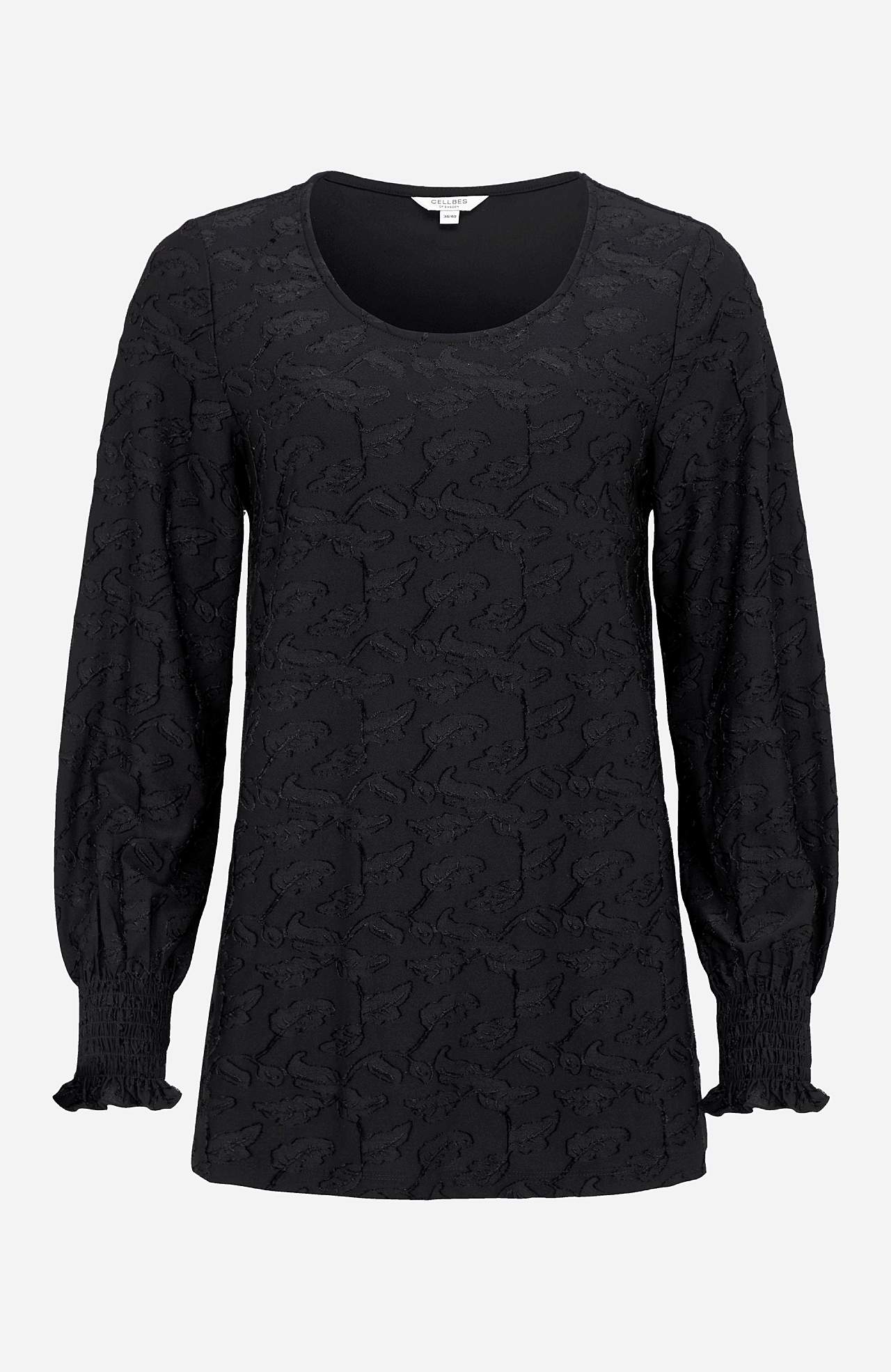 Jacquardgemusterte Jersey-Tunika